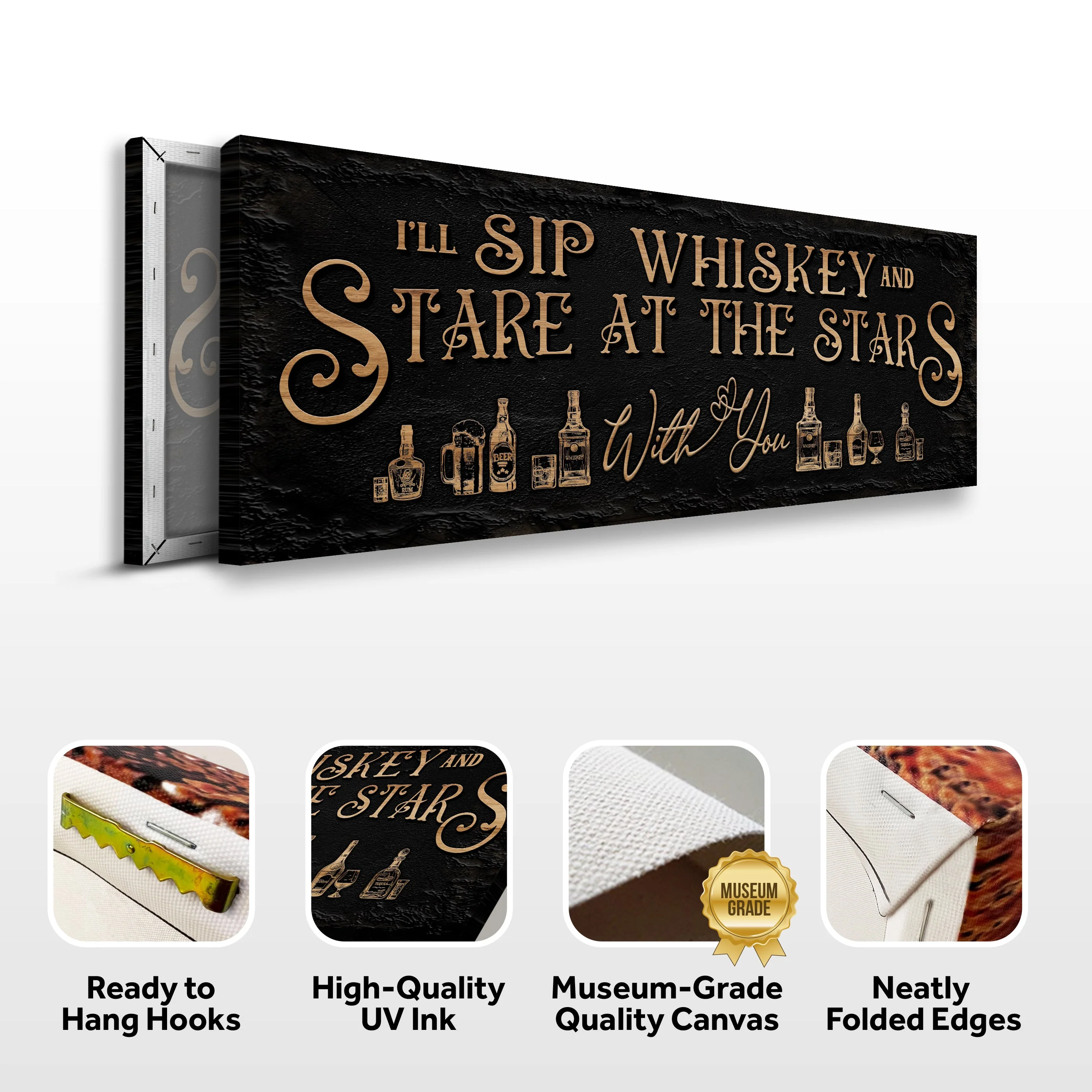 I'll Sip Whiskey And Stare At The Stars Sign - Image 6