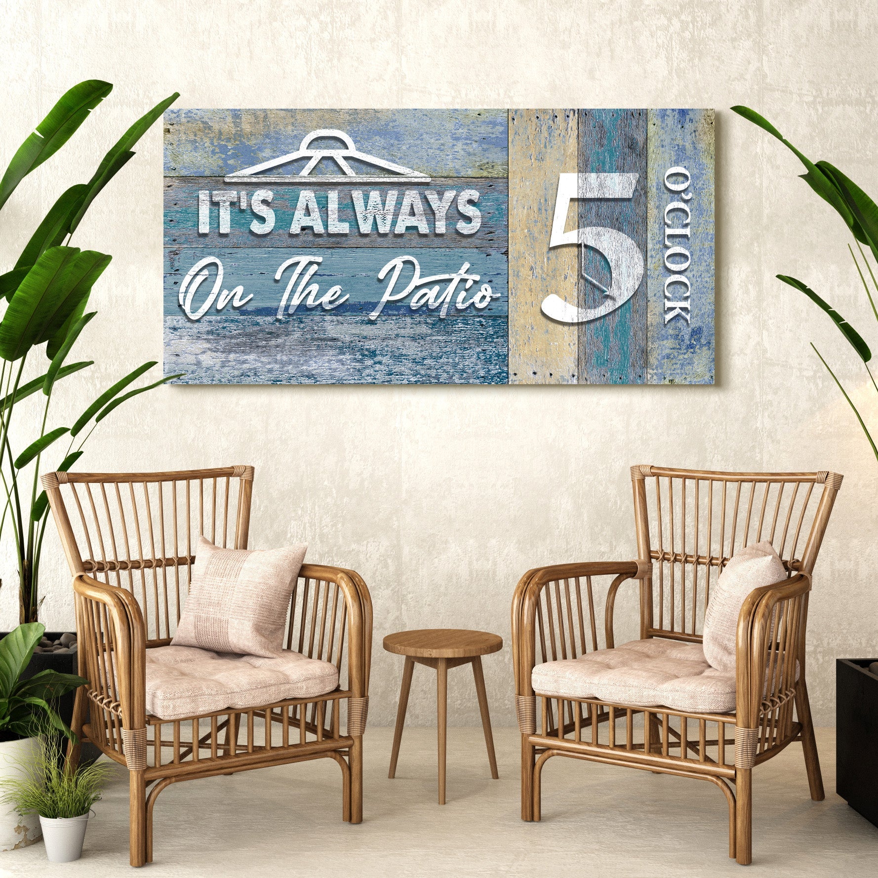 It's Always 5 O'Clock On The Patio Sign II - Image 3