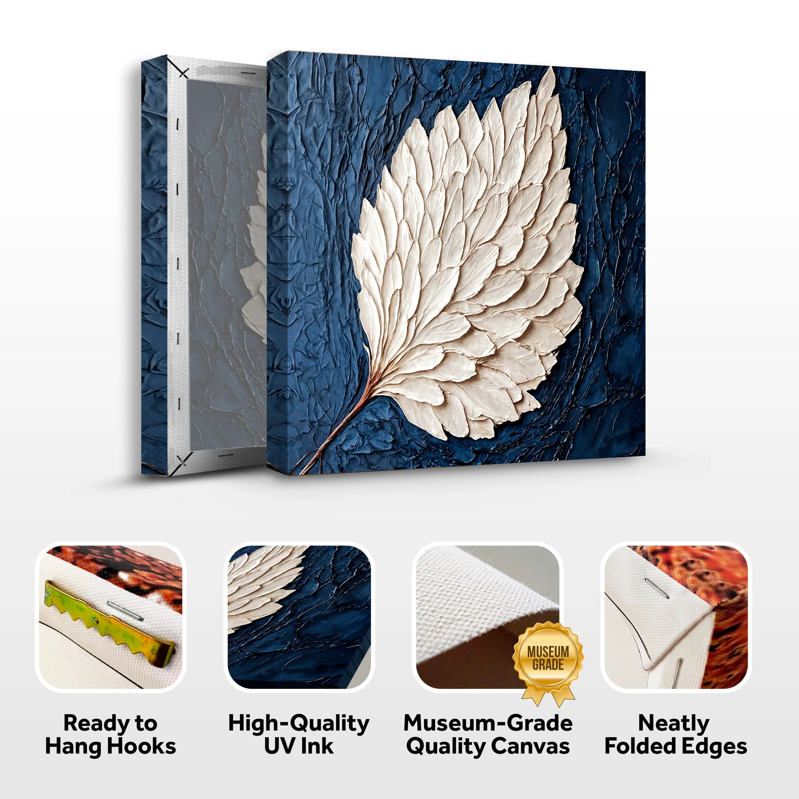 Ivory Bloom Wall Art - Image 8
