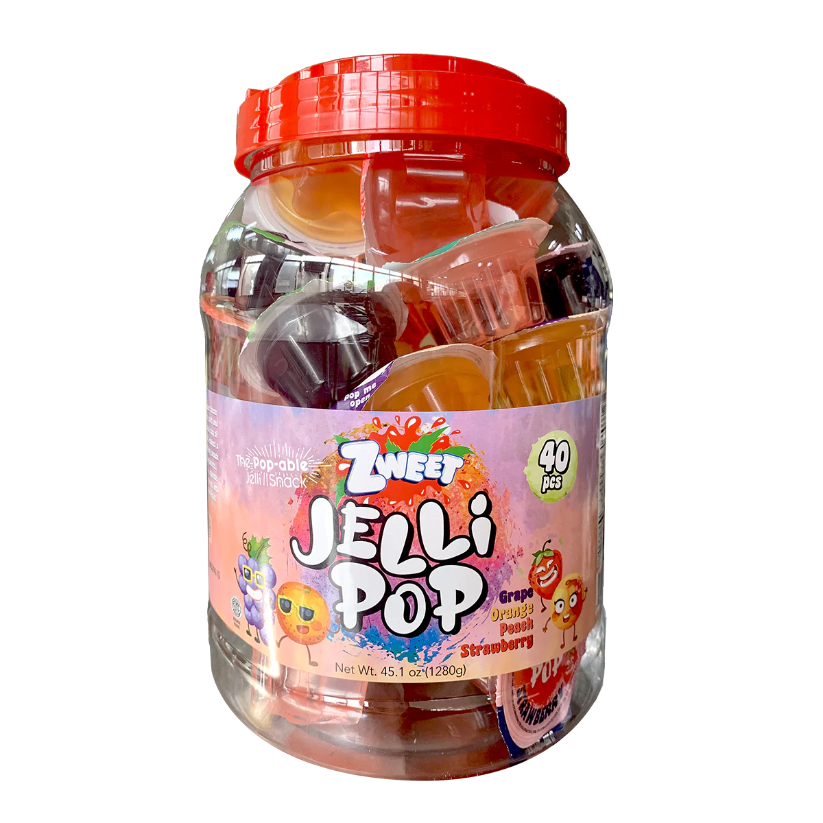 Jelli Pop Jar | 40PCS | Zweet