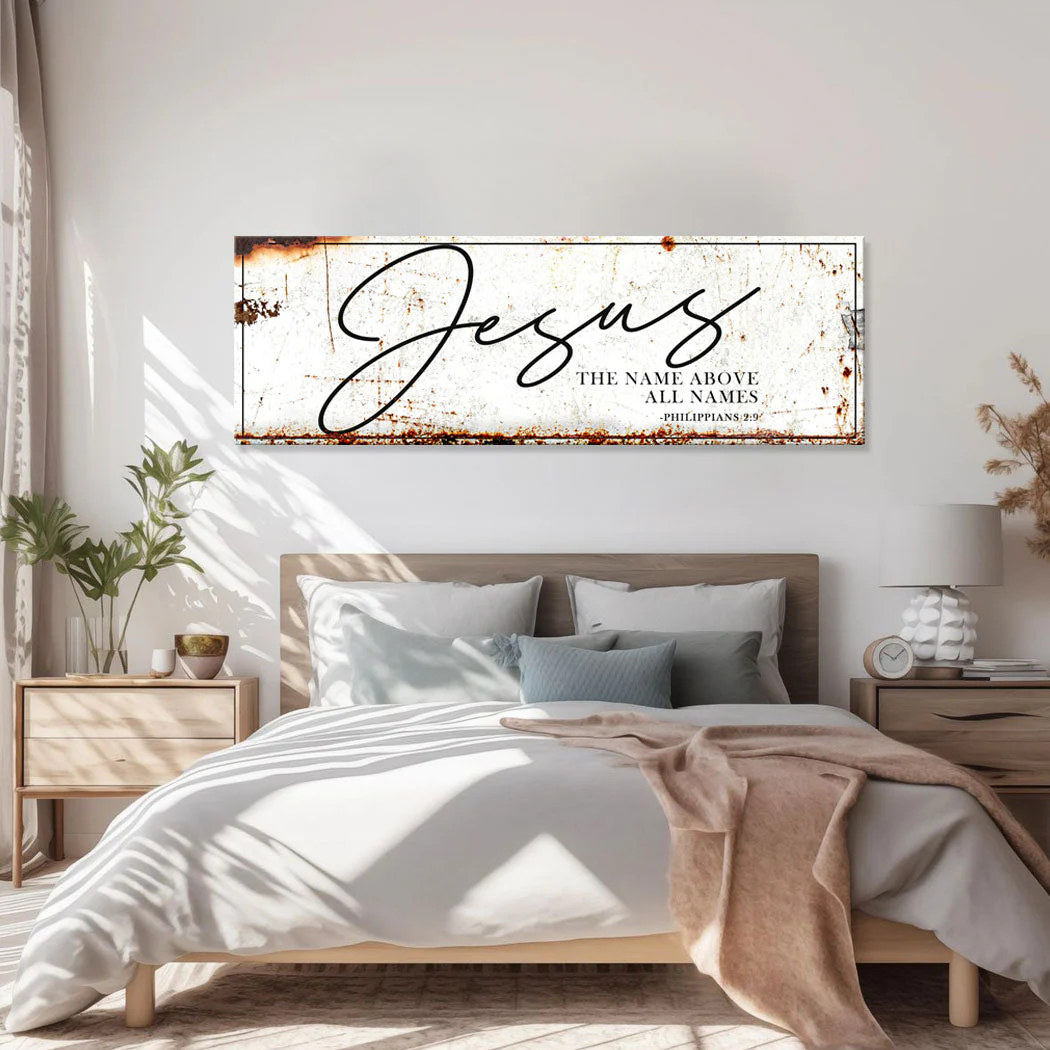 Jesus The Name Above All Names - Philippians 2:9 Faith Sign II - Image 4