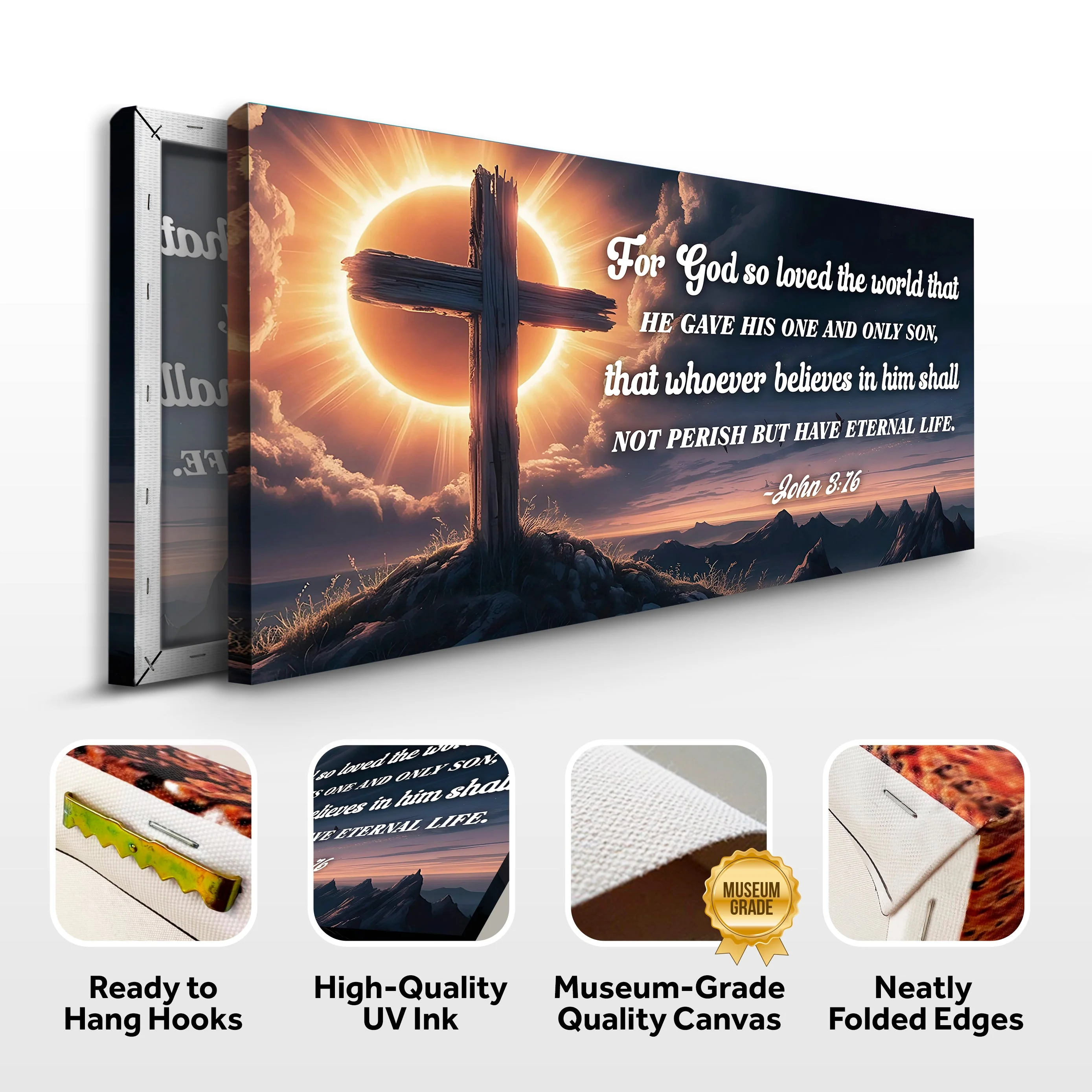 John 3:16: For God So Loved The World Faith Sign VII - Image 8