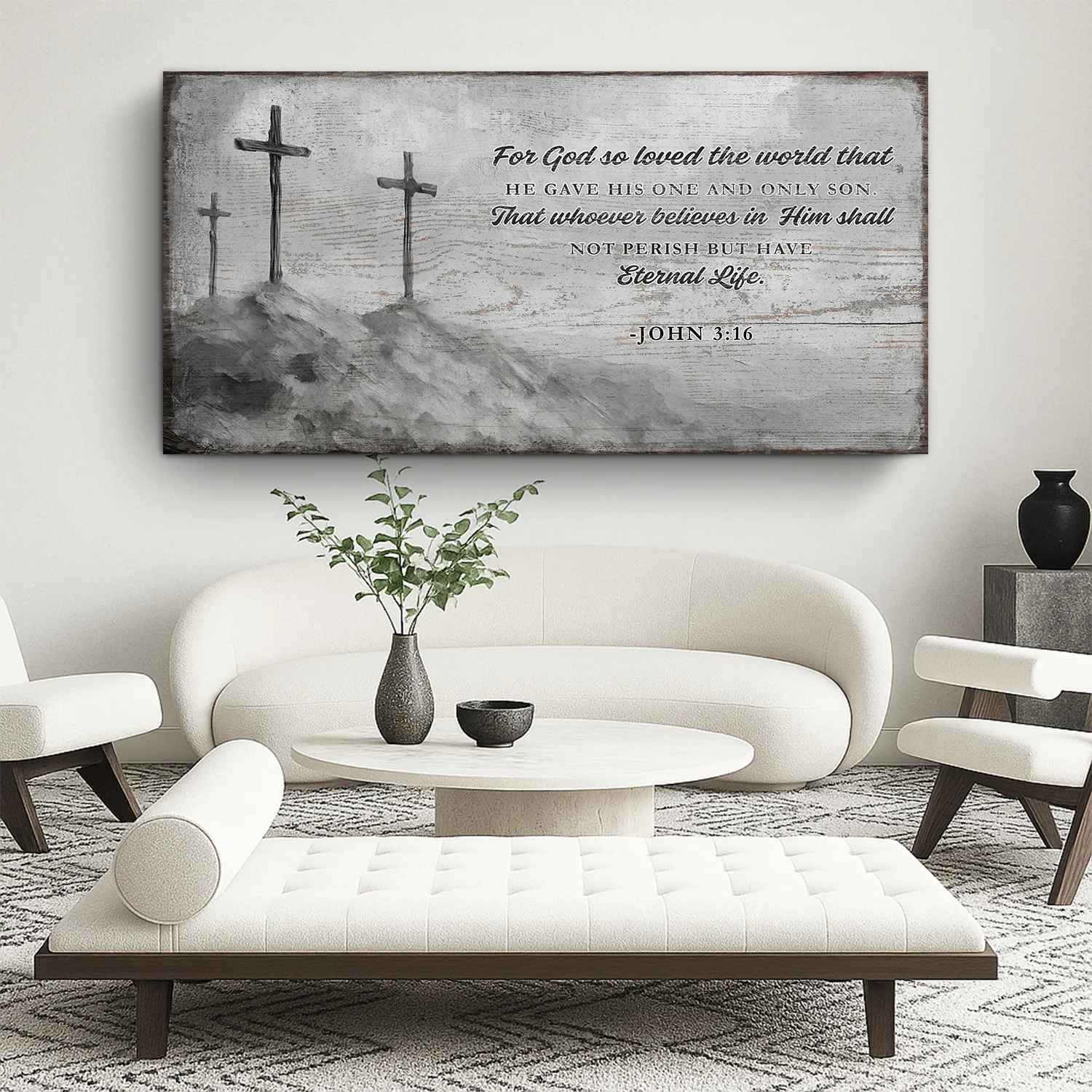 John 3:16: For God So Loved The World Faith Sign VIII - Image 2