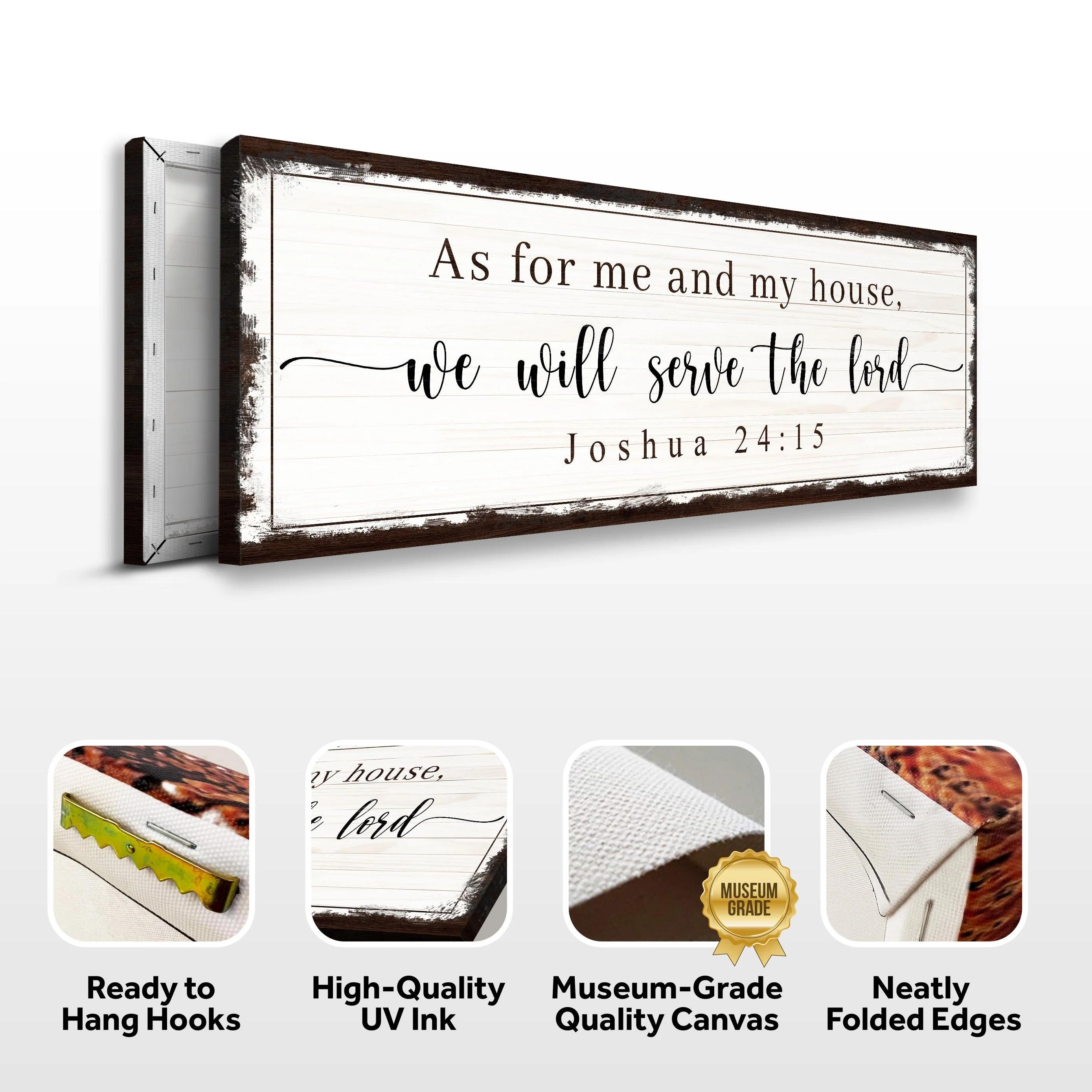 Joshua 24:15 - We Will Serve The Lord Sign - Image 4