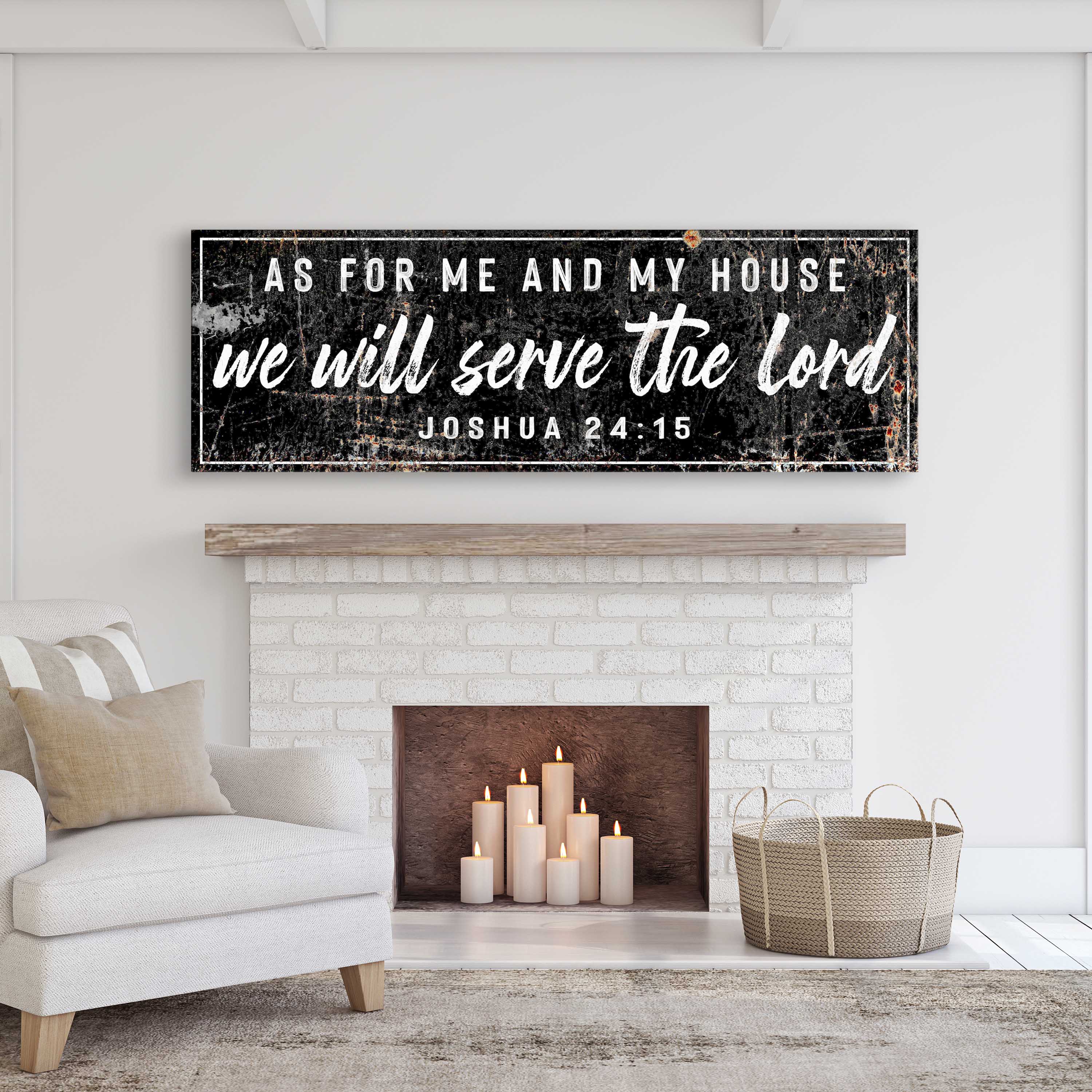 Joshua 24:15 - We Will Serve The Lord Sign VI - Image 2
