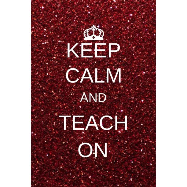 Keep calm and teach on: Inspirational Notebooks for Teachers Gift: Great for Teacher Appreciation Gifts / Thank You Teacher / Teacher Of The Y