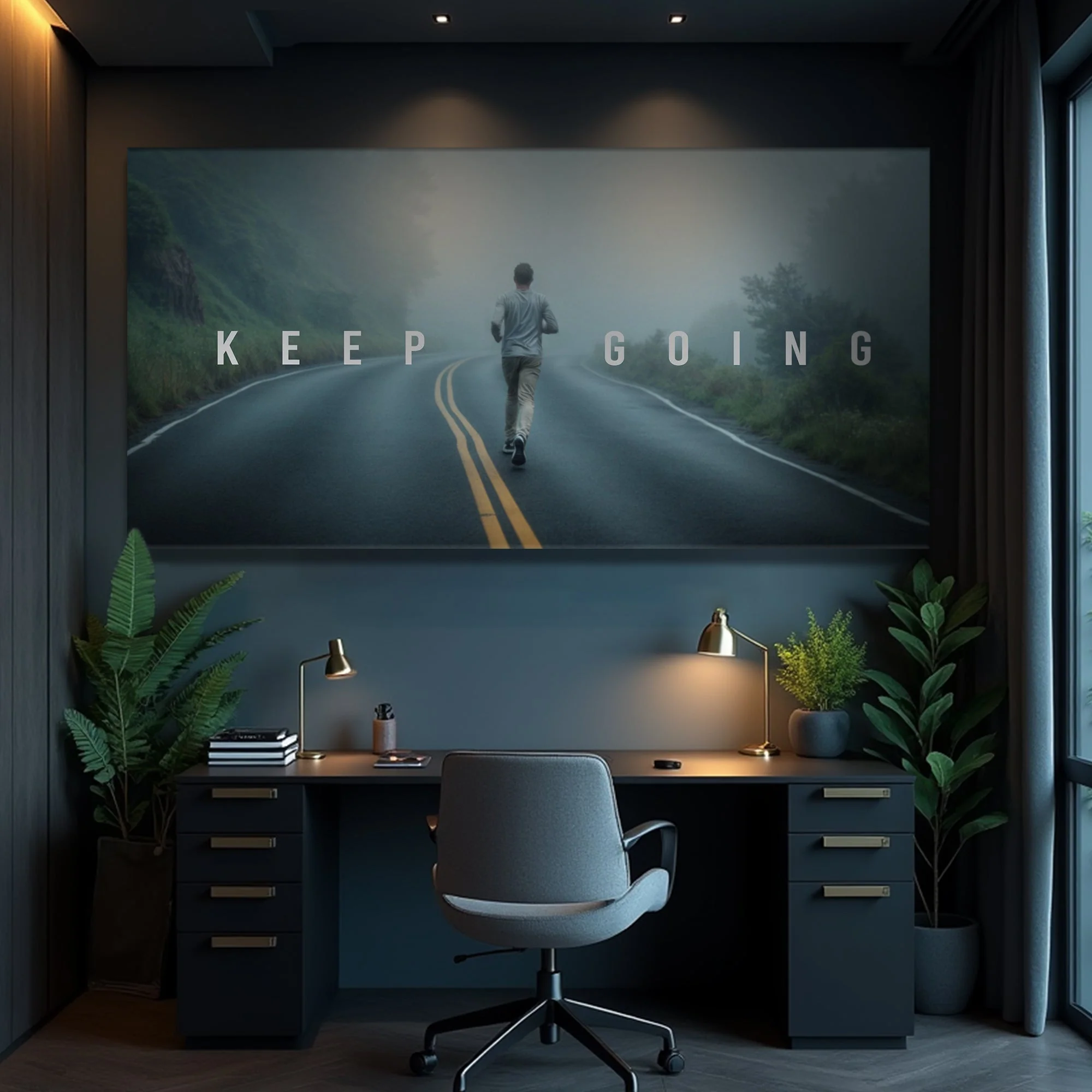 Keep Going Motivational Wall Sign - Image 2