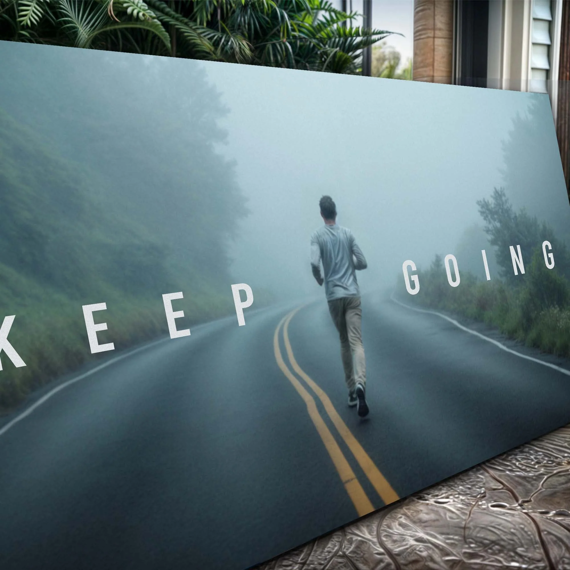 Keep Going Motivational Wall Sign - Image 5
