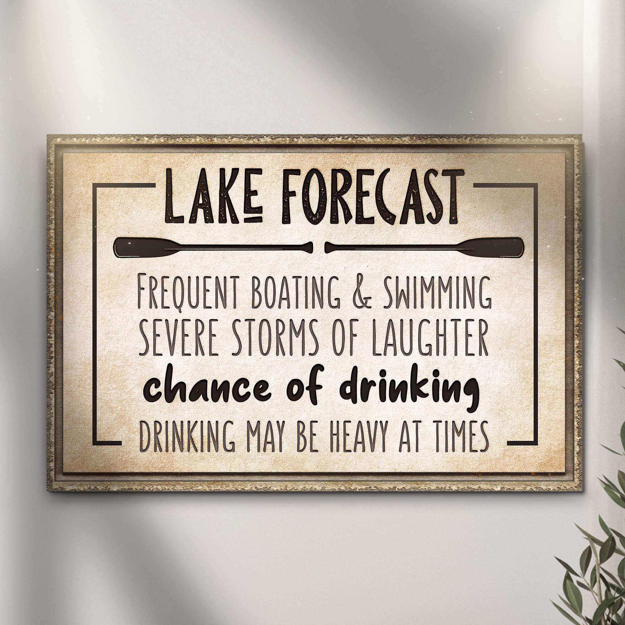 Lake Forecast Sign - Image 2