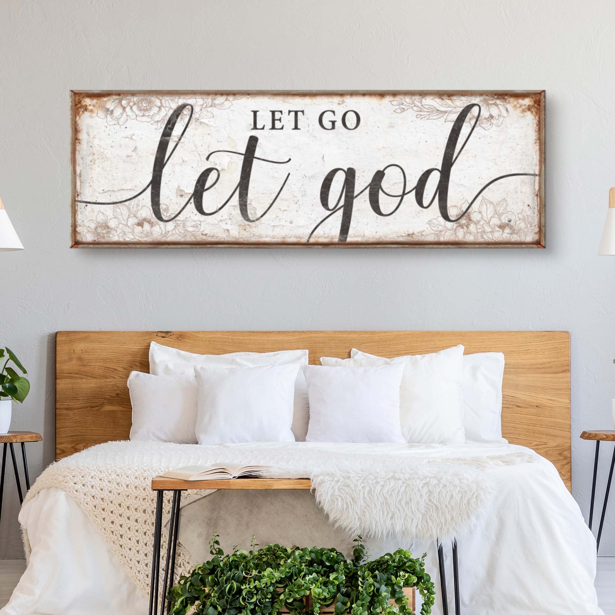 Let Go Let God Faith Sign V - Image 3