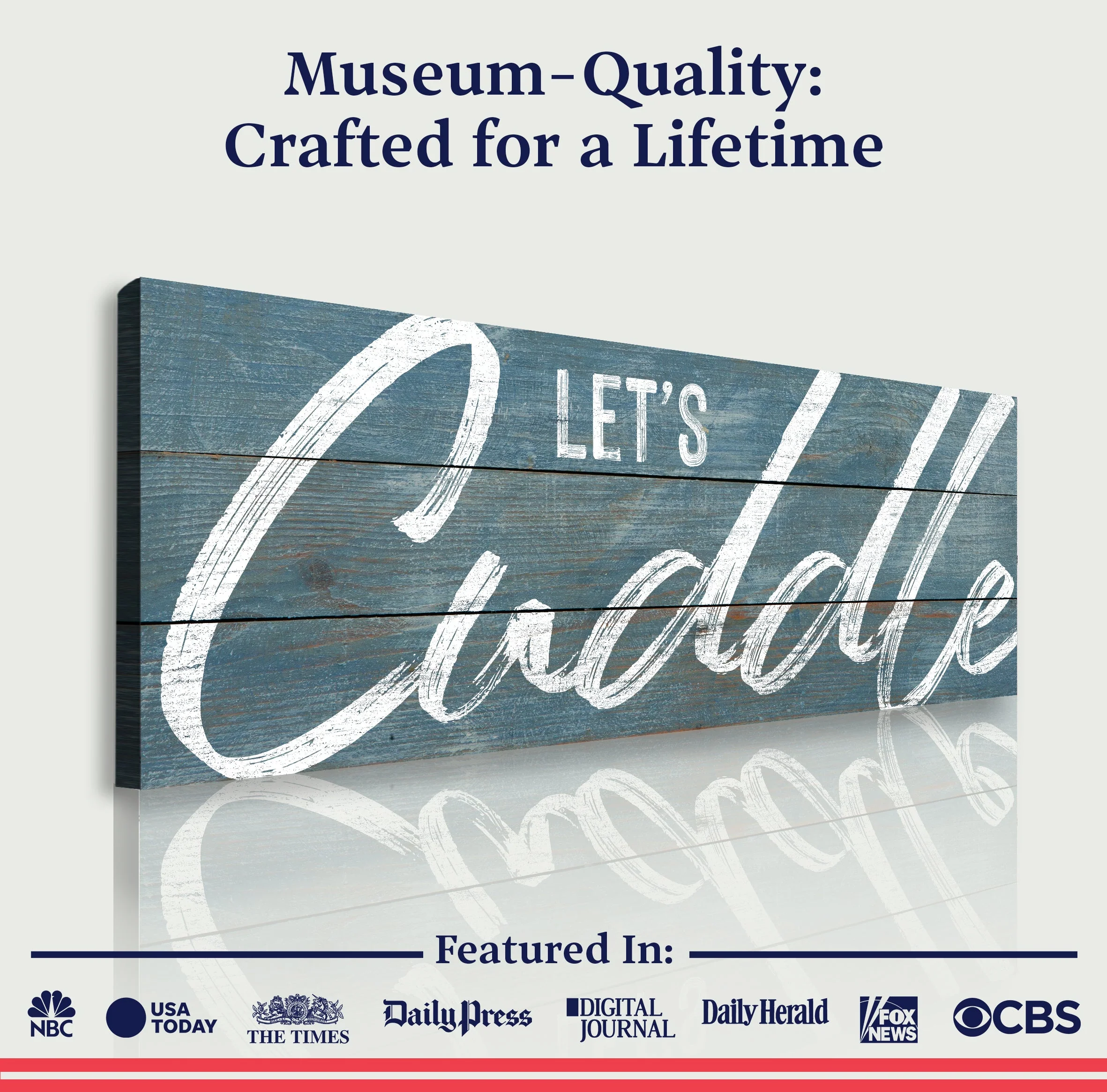 Let's Cuddle Sign - Image 4