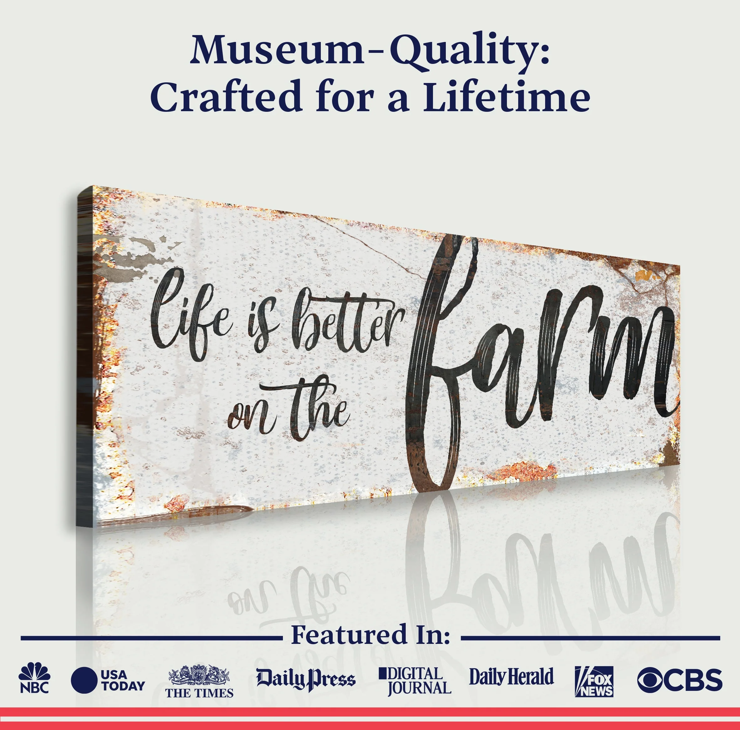 Life Is Better On The Farm Sign IX - Image 4