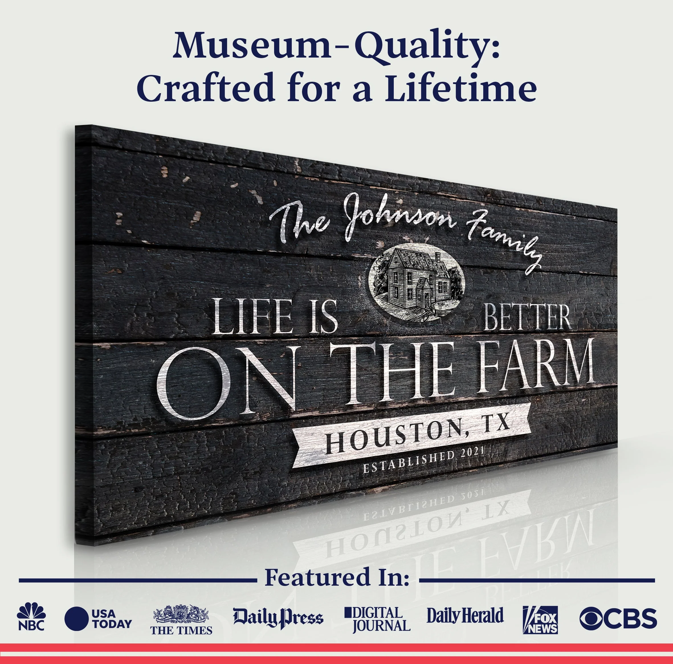 Life Is Better On The Farm Sign V - Image 3
