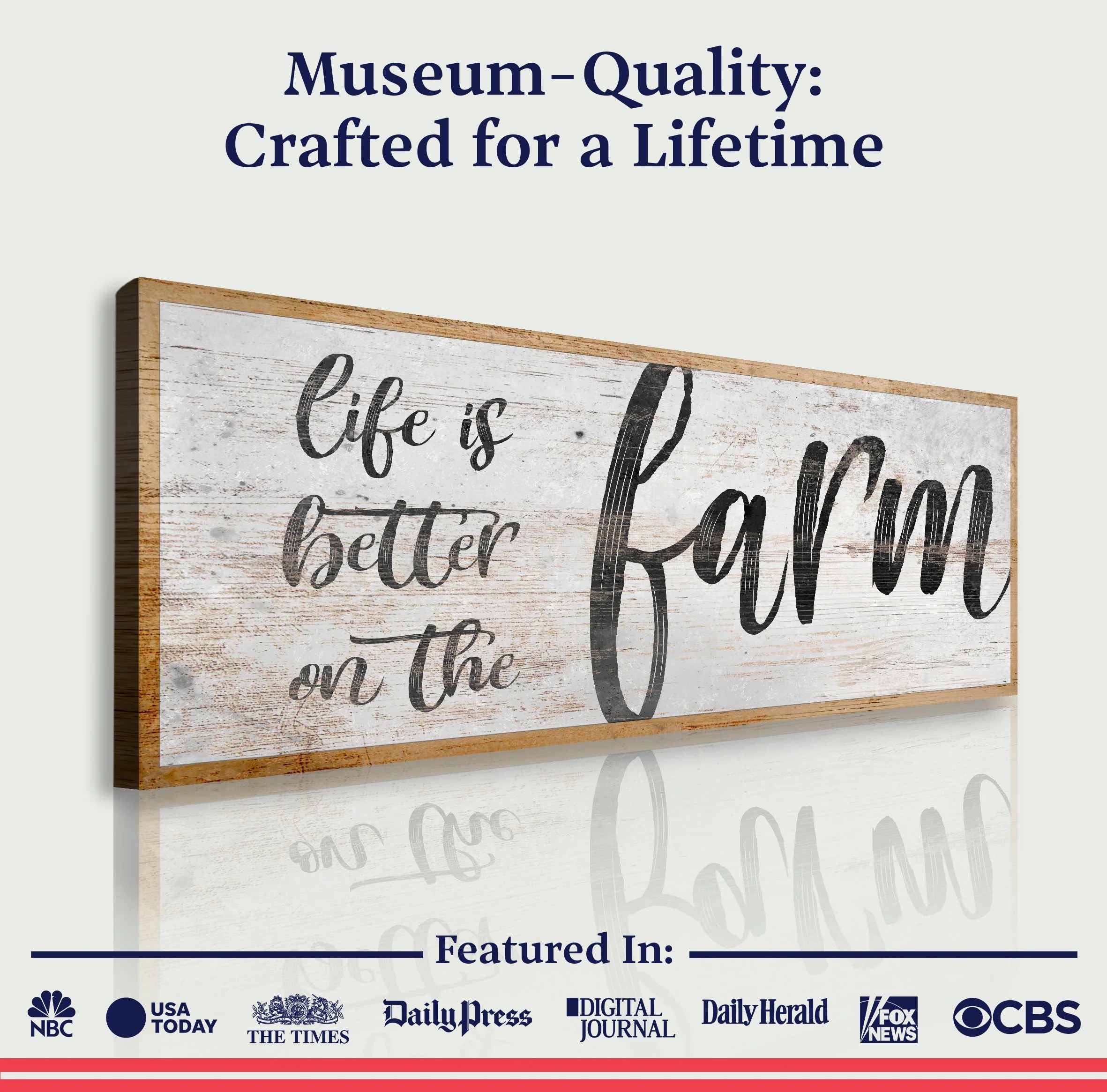 Life Is Better On The Farm Sign VII - Image 4