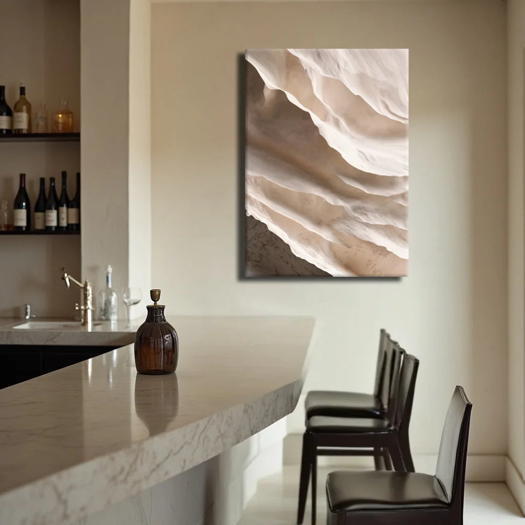 Light Neutral Impasto Wall Art - Image 3