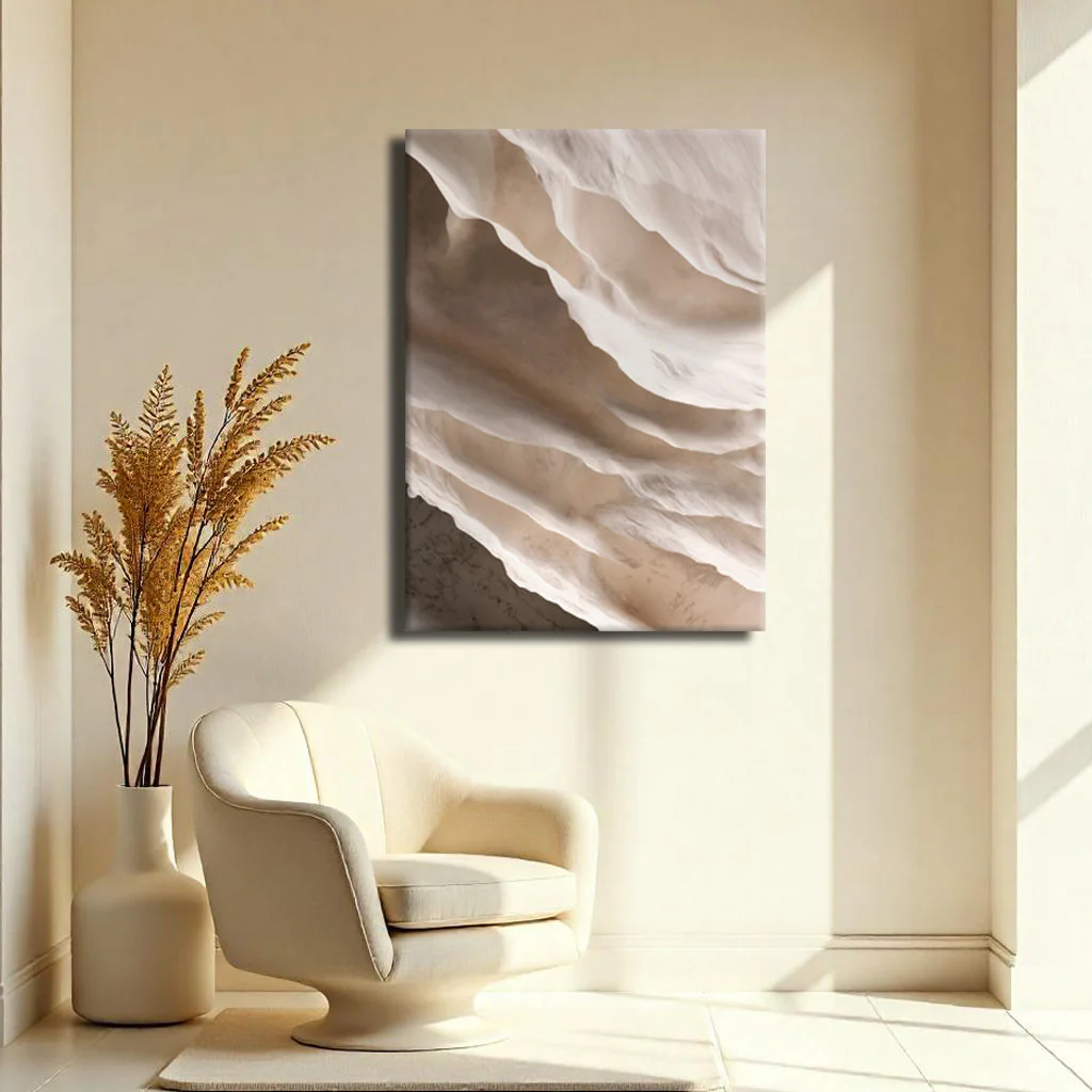 Light Neutral Impasto Wall Art - Image 6