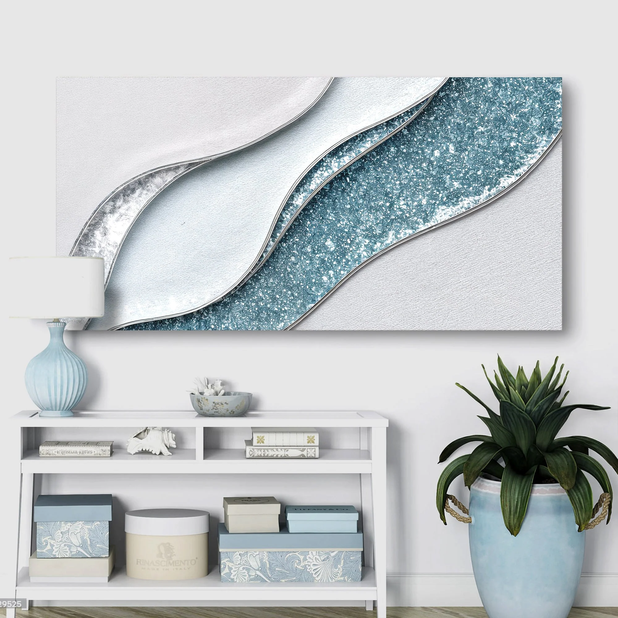 Lighter Waves Wall Art - Image 5