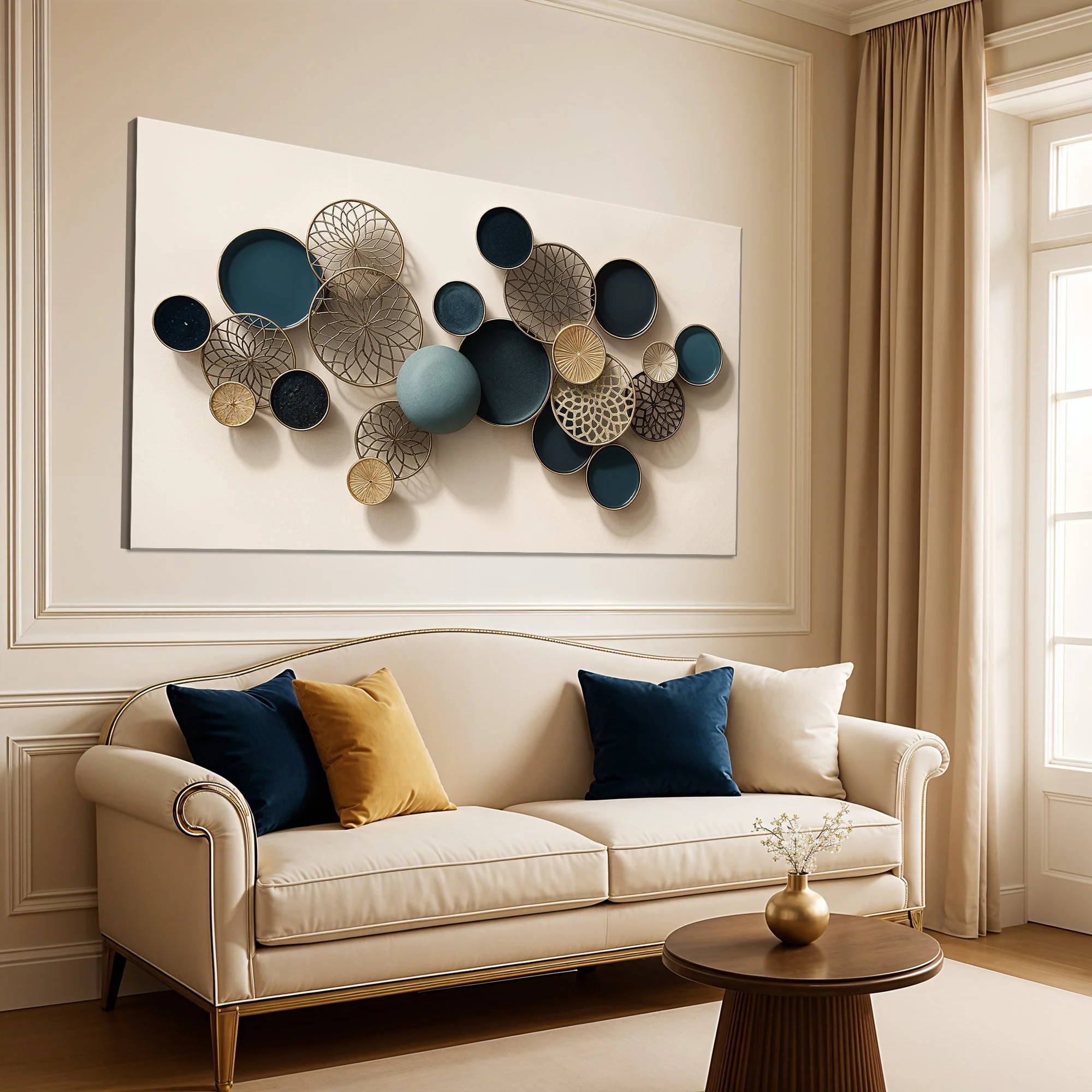 Lotus Leaf Abstract Wall Art - Image 3