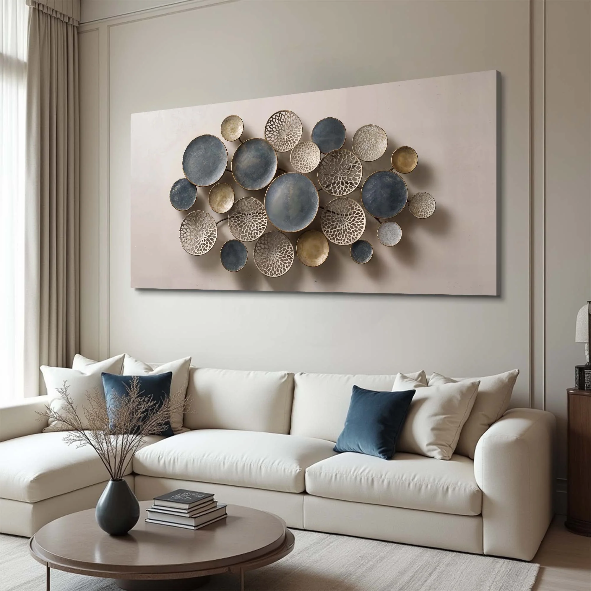 Lotus Leaf Abstract Wall Art IV - Image 2