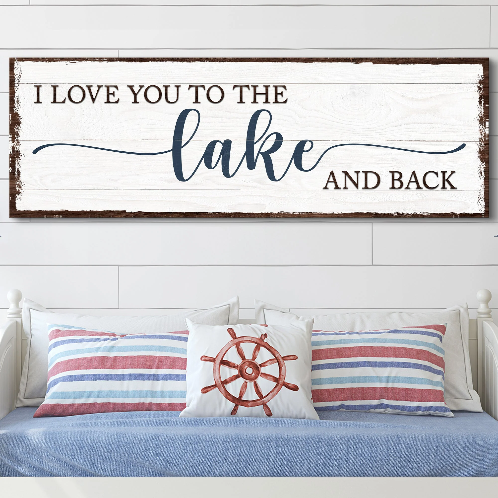 Love You To The Lake And Back Sign III - Image 3