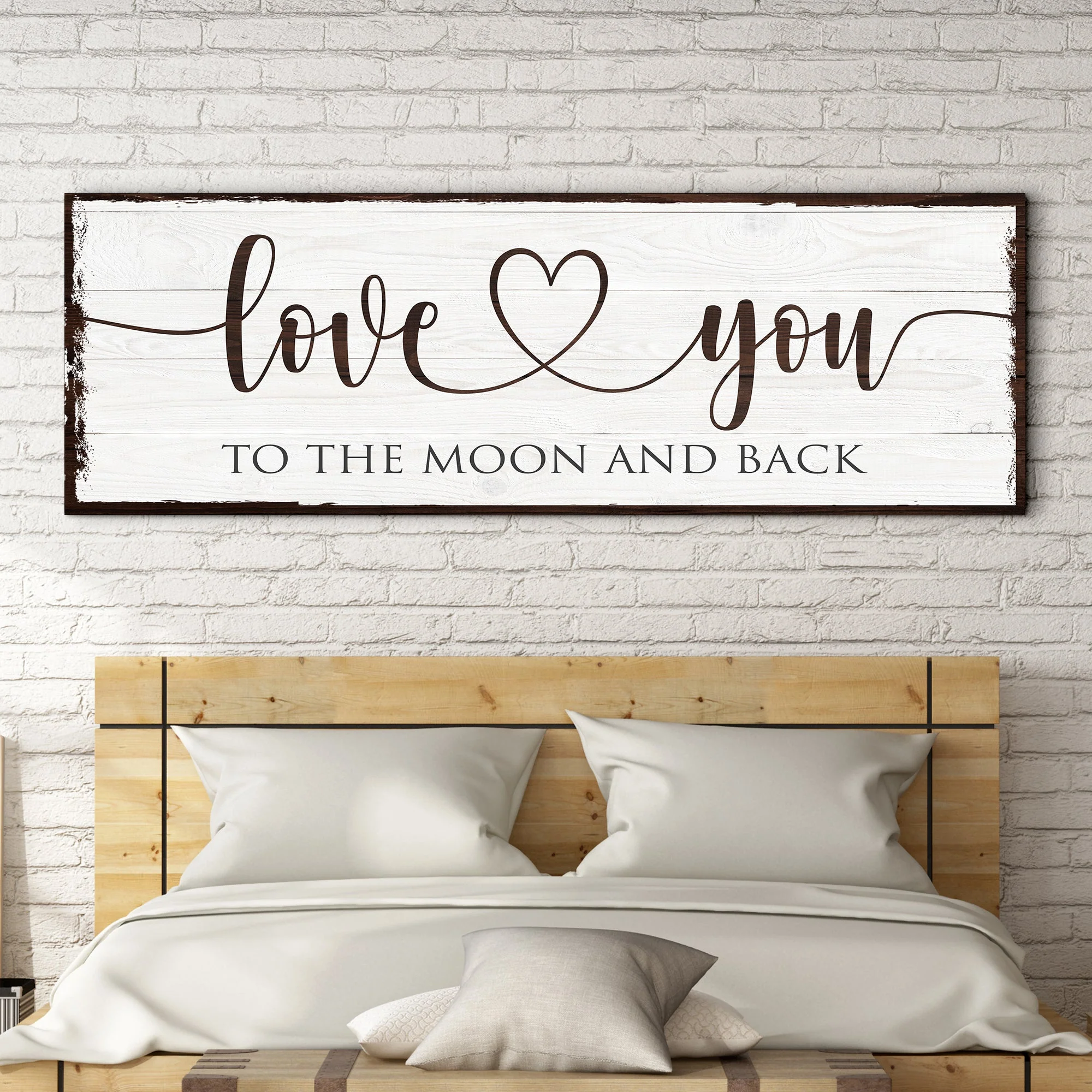 Love You To The Moon And Back Sign - Image 2