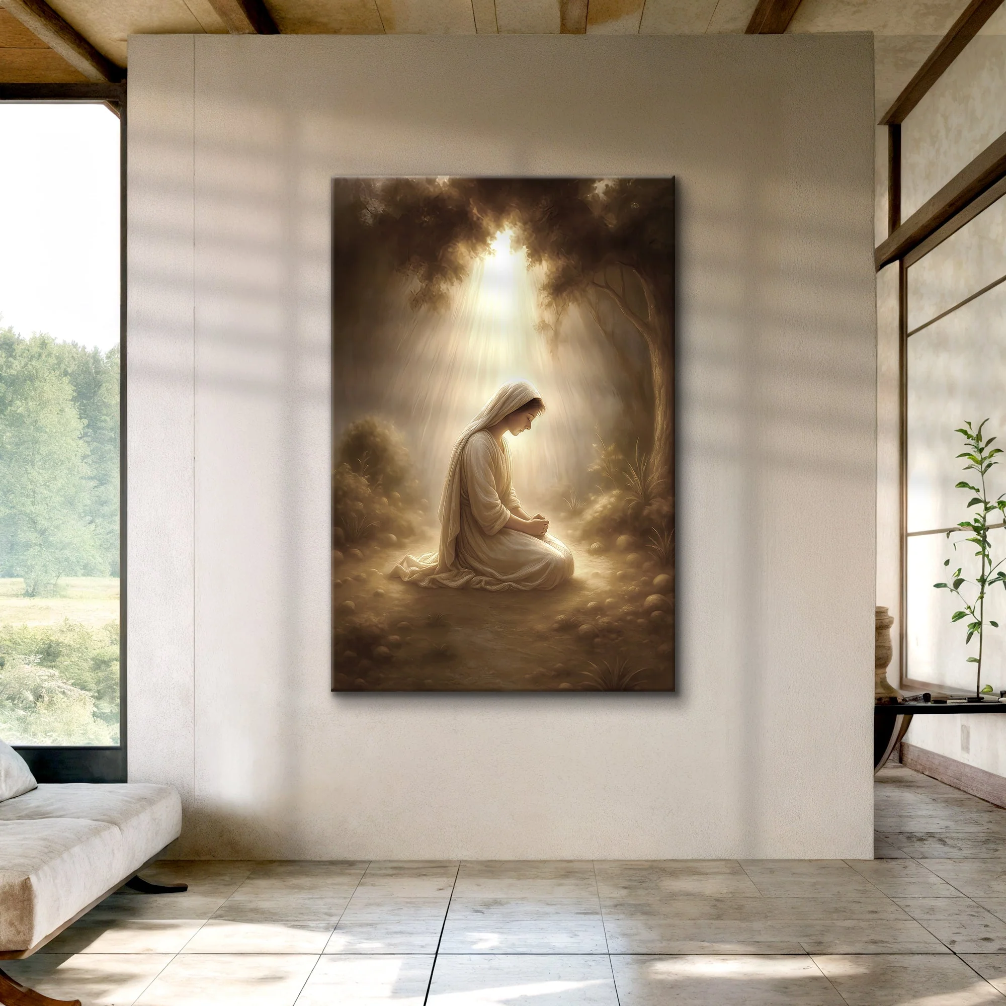 Mary Praying Faith Wall Art II - Image 4
