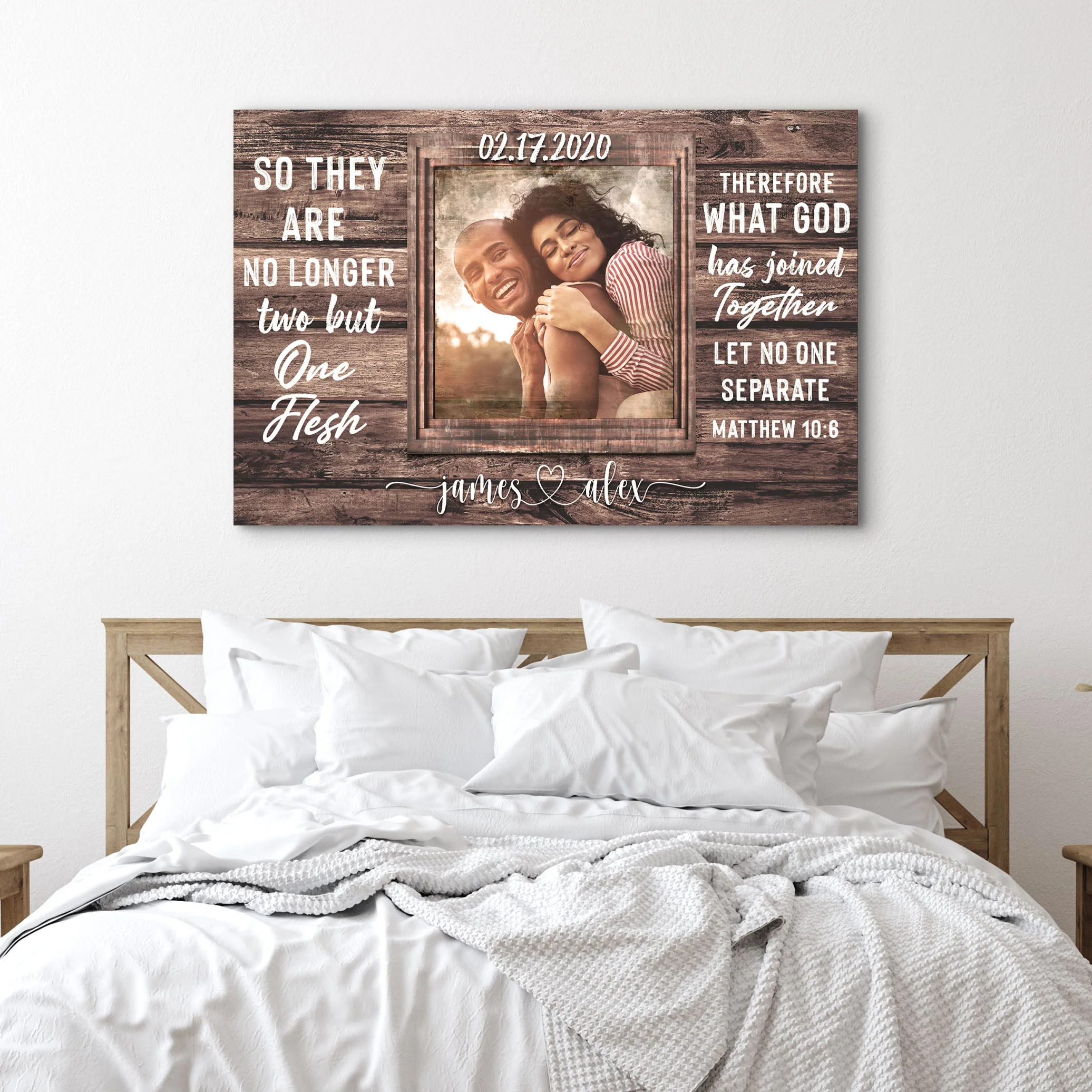 Matthew 19:6 - What God Has Joined Together Let No One Separate Sign II