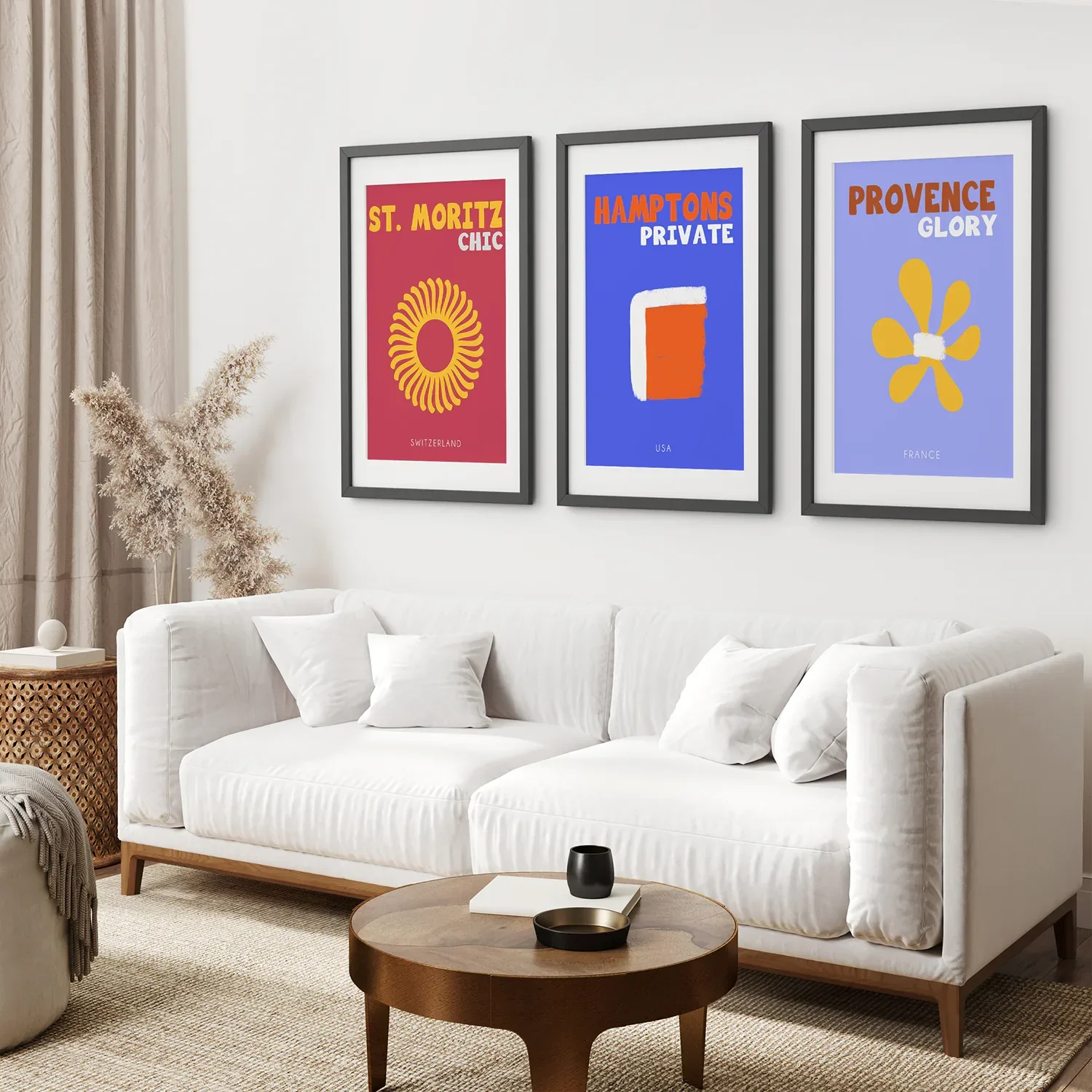 Maximalist Style Set of 3 Posters. Travel Theme - Image 5