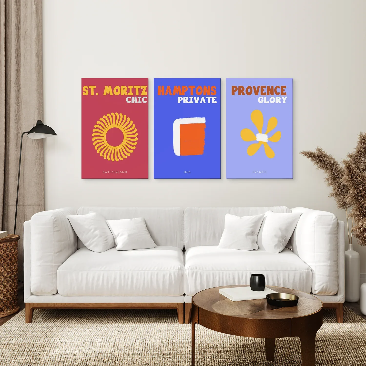 Maximalist Style Set of 3 Posters. Travel Theme - Image 7