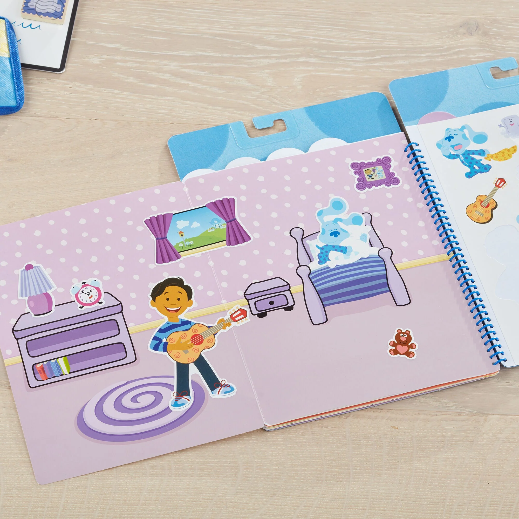 Melissa & Doug Blue's Clues & You! Restickable Stickers Pad - Places Blue Loves - Image 5