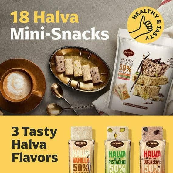 Mini Halva Snack Bag, Achva - Image 3