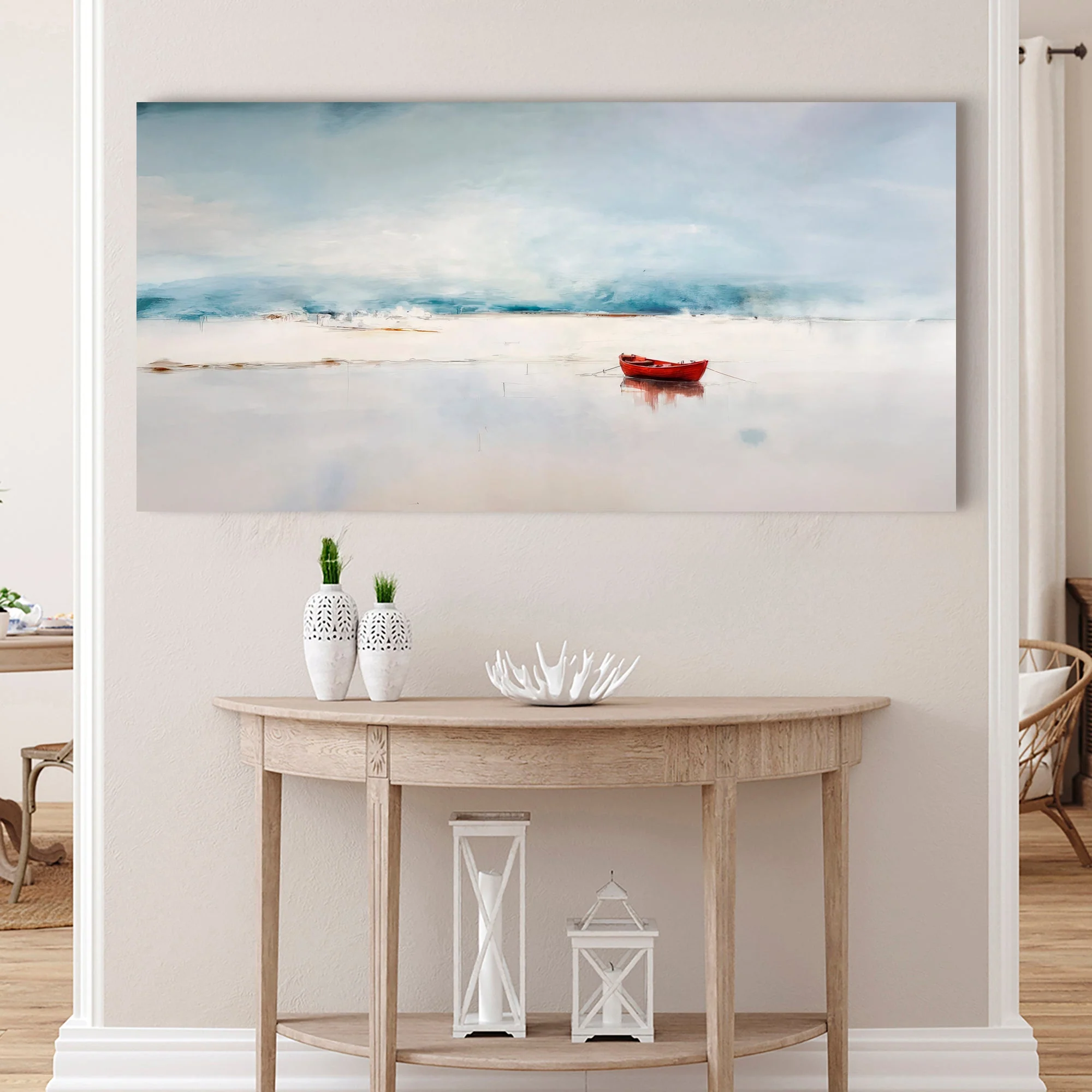 Misty Morning Abstract Wall Art - Image 5