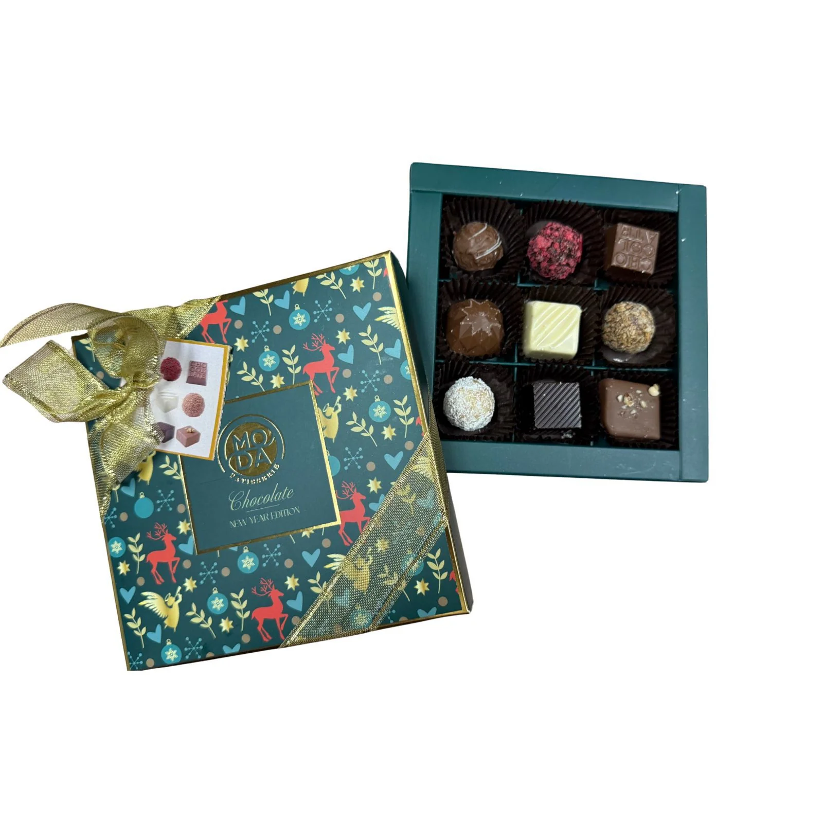 Moda Assorted Chocolate Truffles New Year Gift Pack 3.7oz (100G) - Image 3