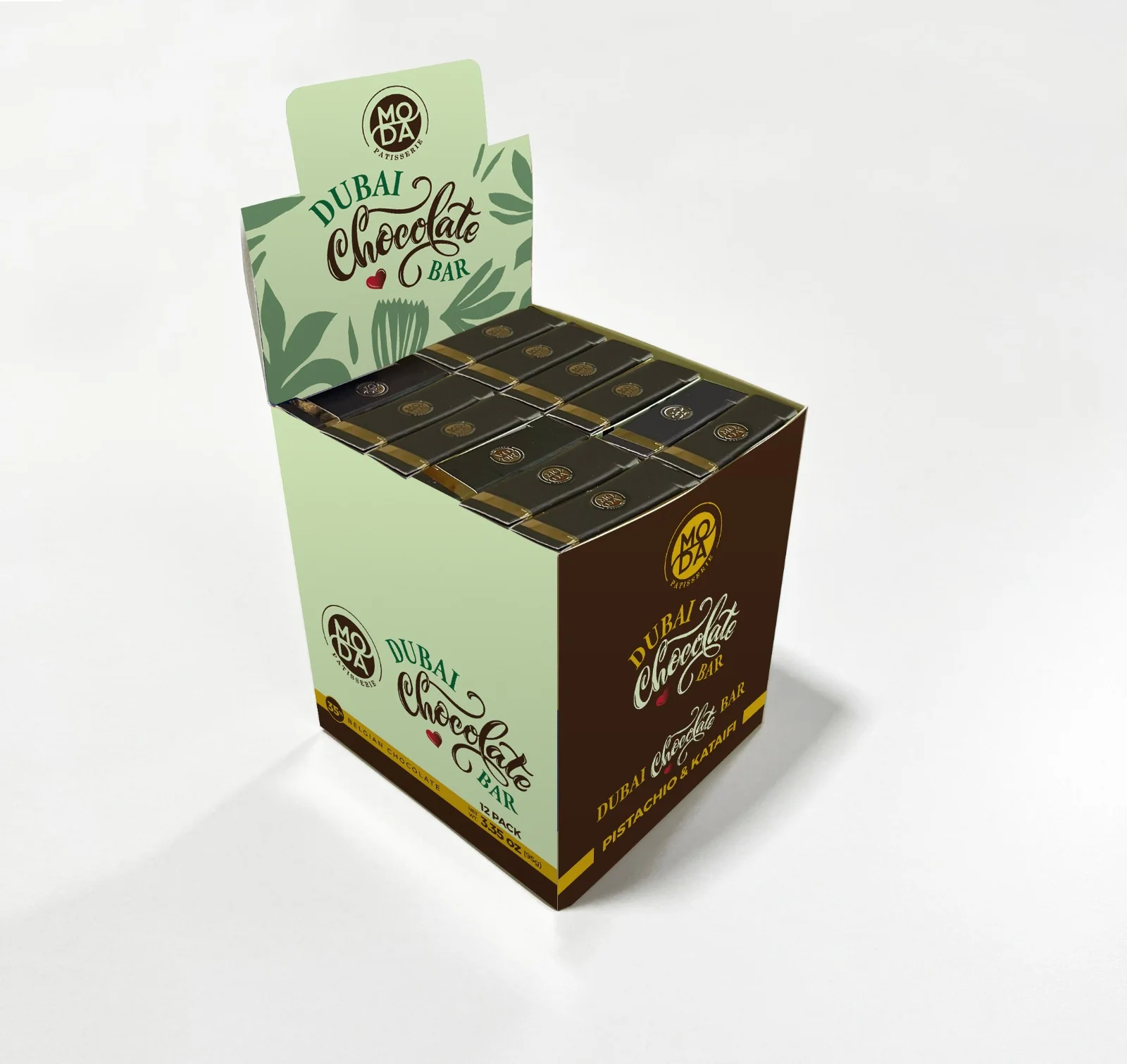 Moda Dubai Chocolate Bar 3.5oz (95G) - Image 3