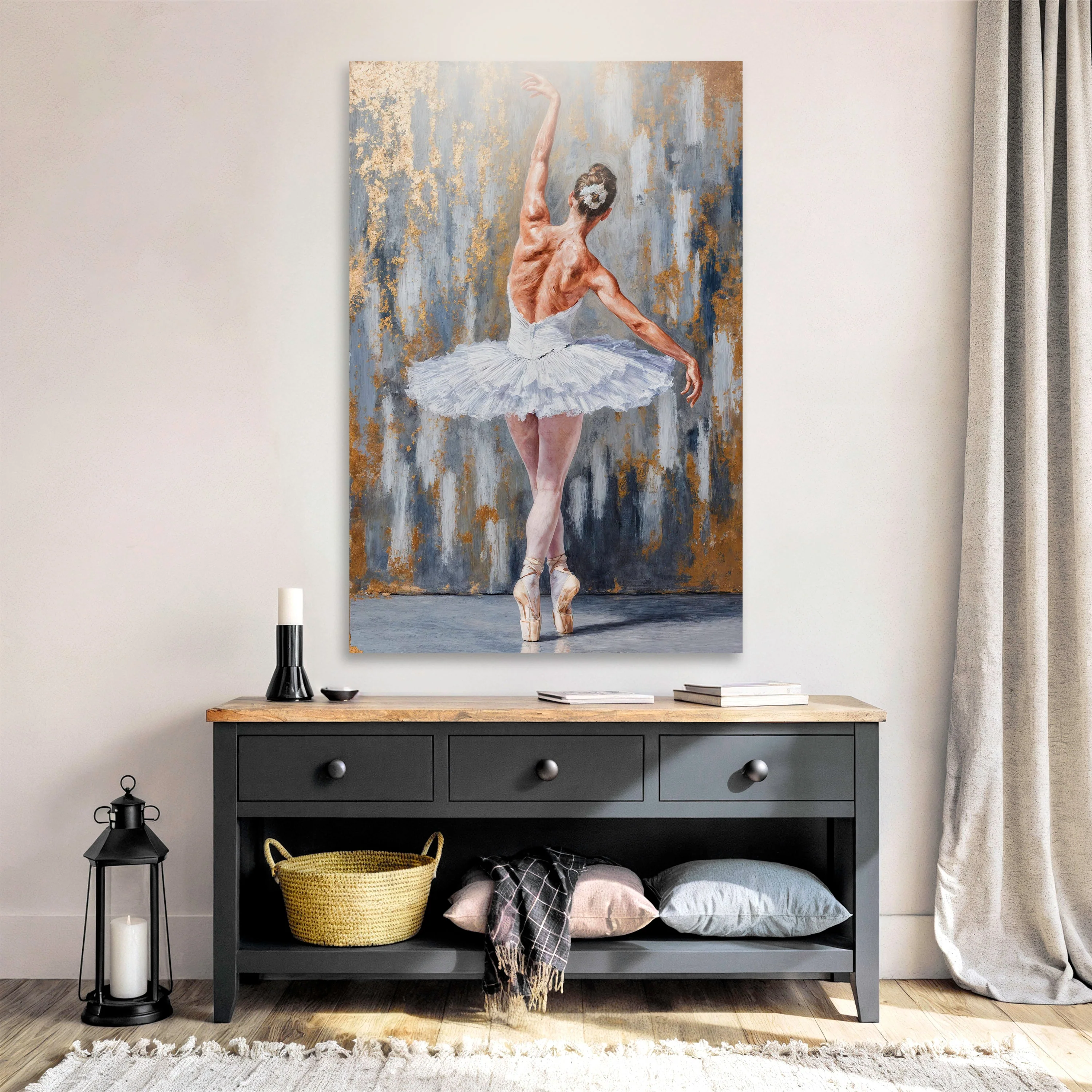 Modern Ballet Elegance Wall Art - Image 5