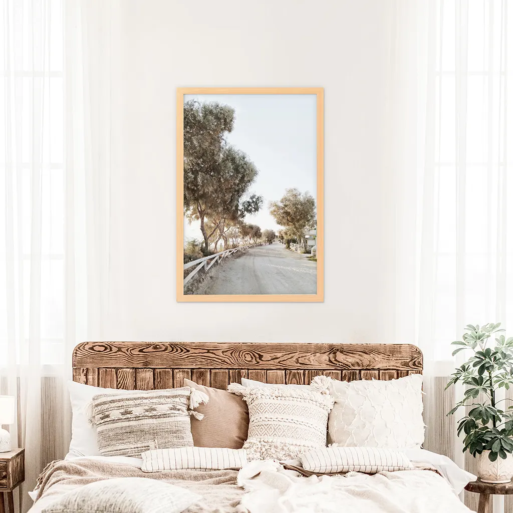 Modern Coastal Neutral Tones Photo. Trees Wall Art - Image 3
