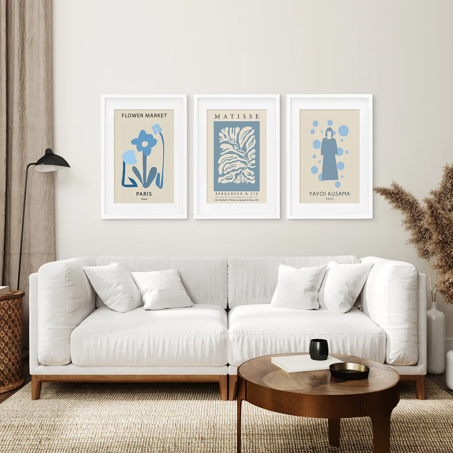 Modern Y2k Style Set of 3 Posters. Pastel Blue - Image 4