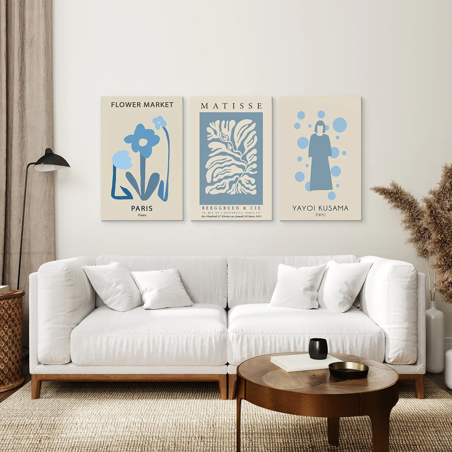 Modern Y2k Style Set of 3 Posters. Pastel Blue - Image 7