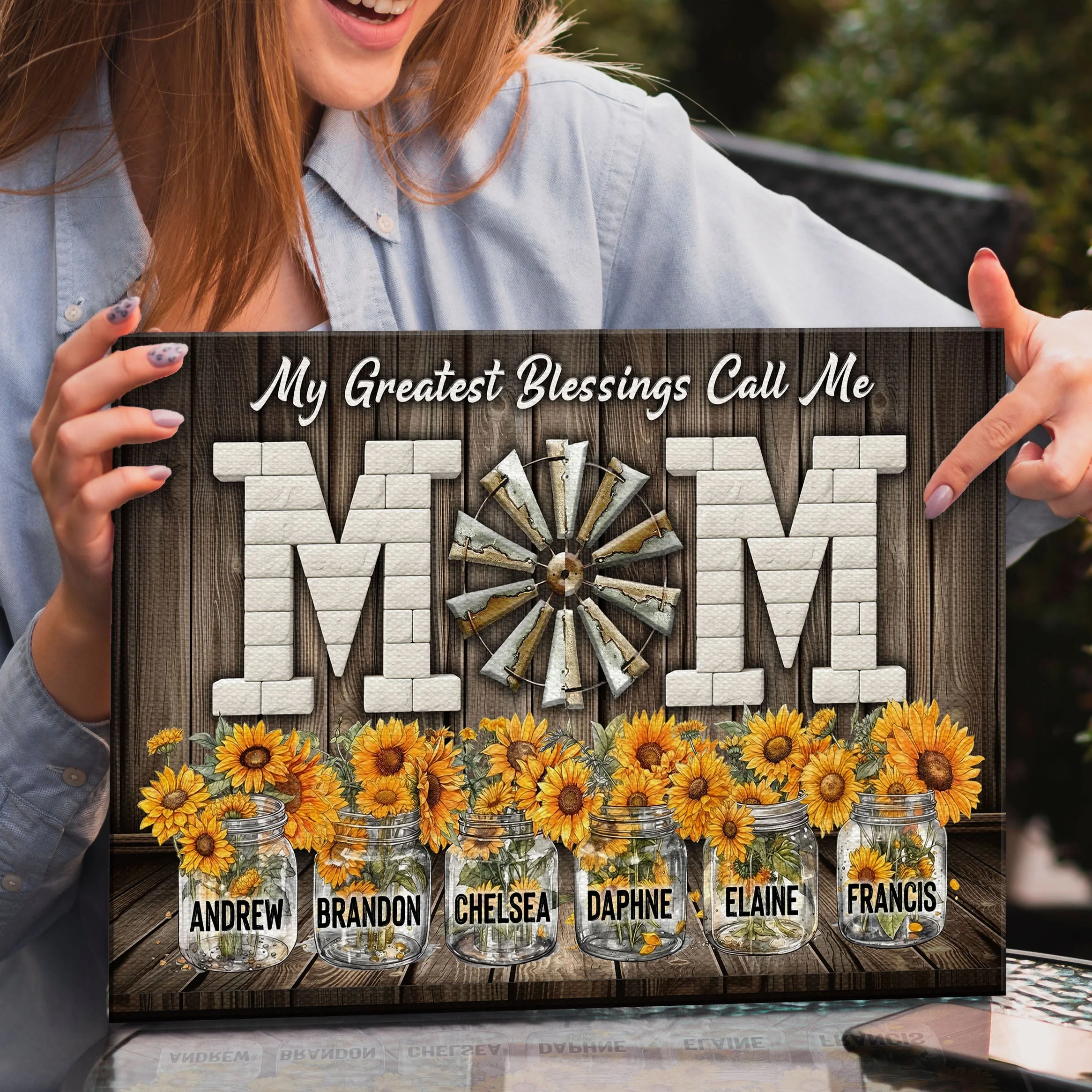 Mother's Day My Greatest Blessings Call Me Mom - Image 2