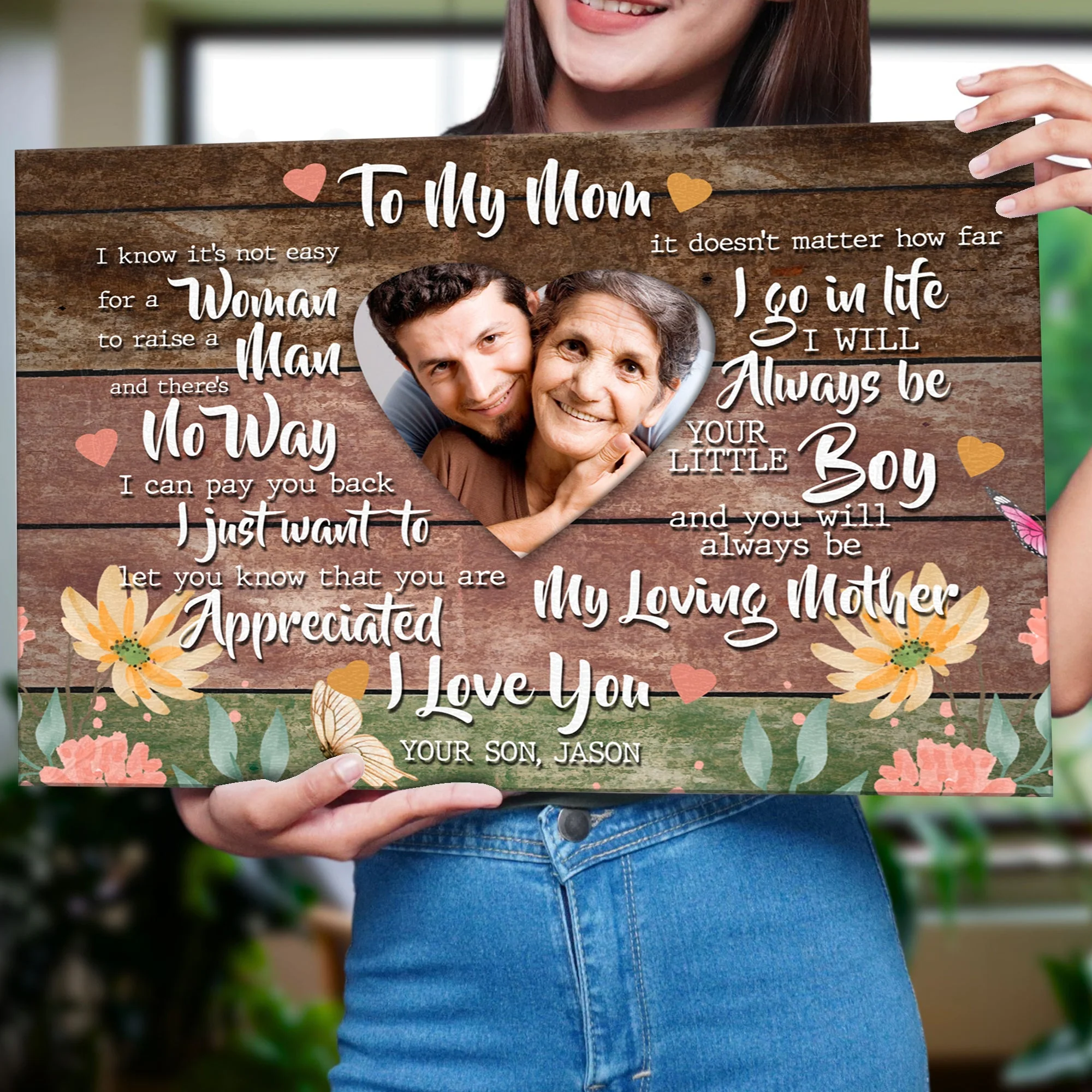 Mother's Day Sign Always My Loving Mother - Image 2