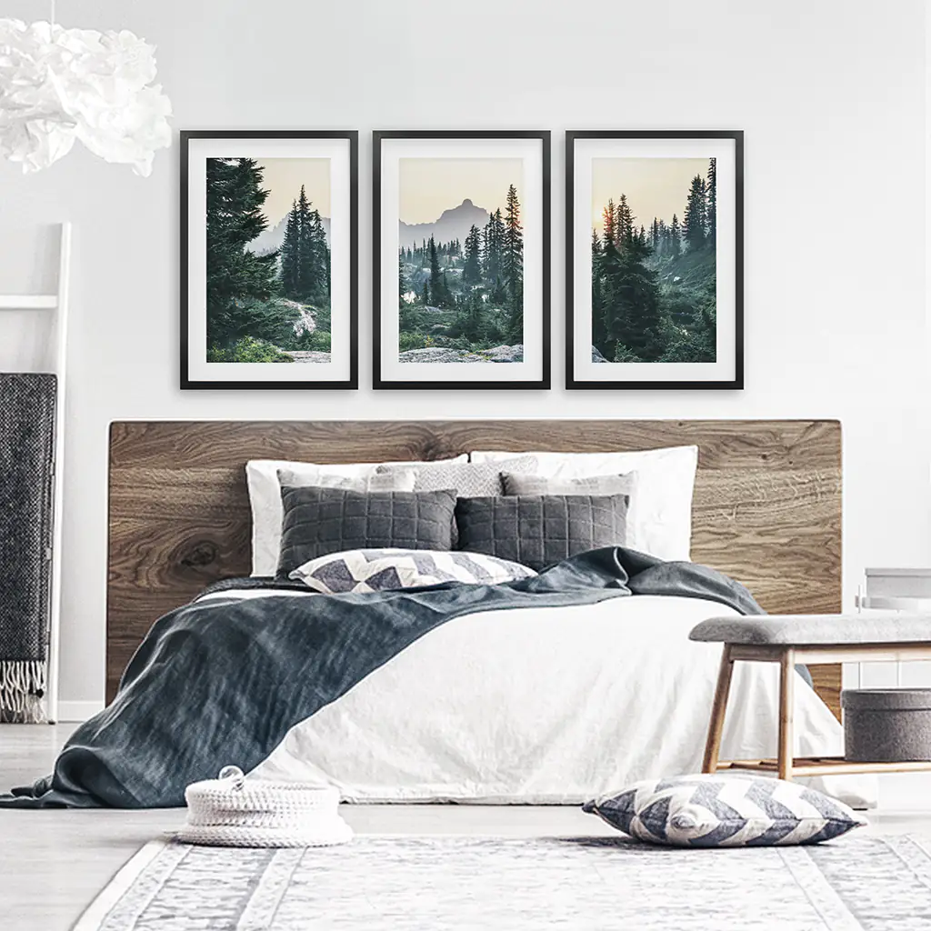 Mountain Forest. USA Wilderness Wall Art Set. Rampart Ridge - Image 4