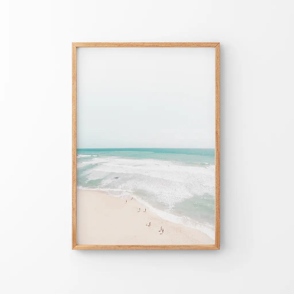 Neutral Summer Photo. Blue Ocean Waves, Sandy Beach - Image 8
