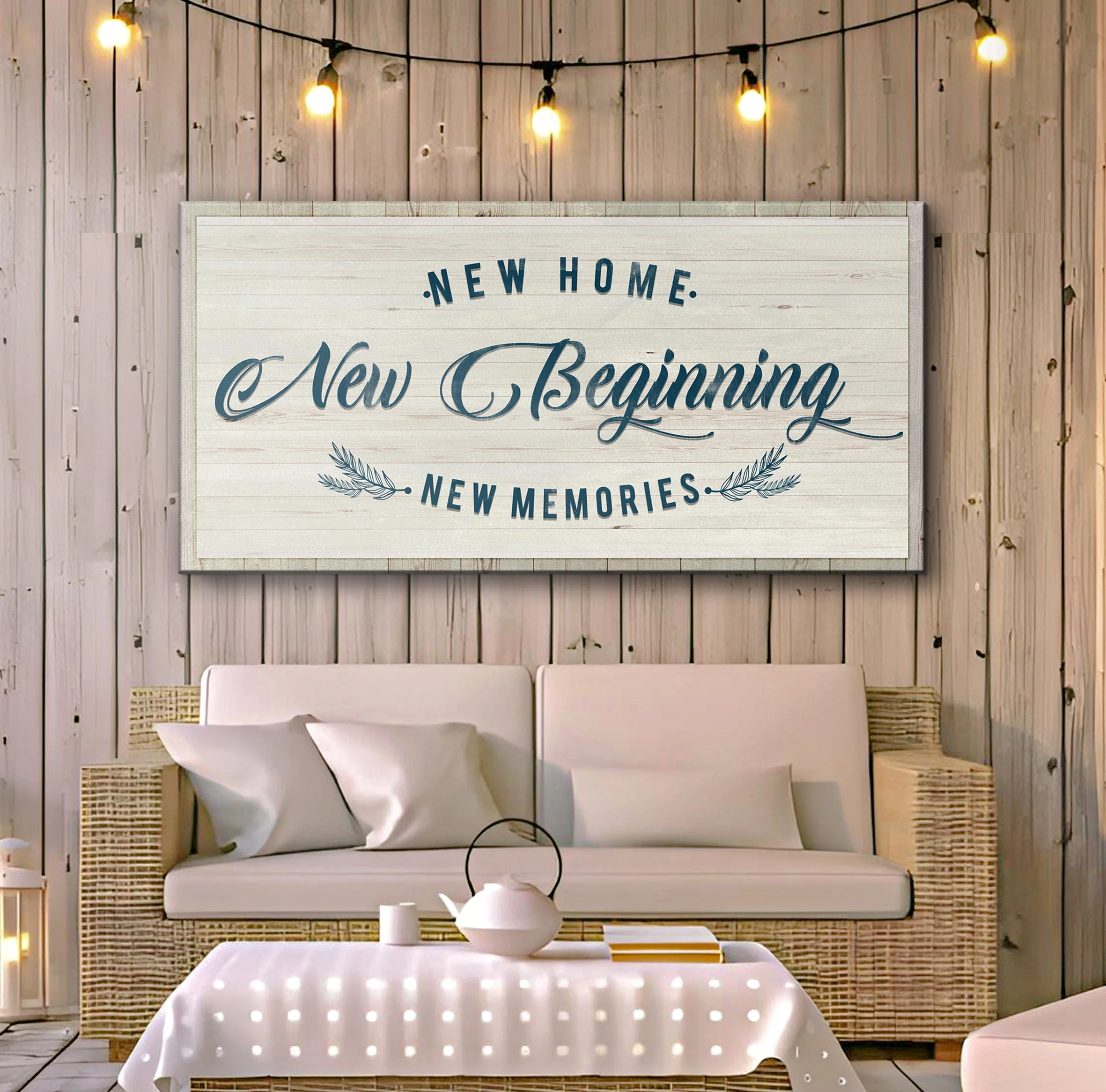 New Home, New Beginning Sign III - Image 2