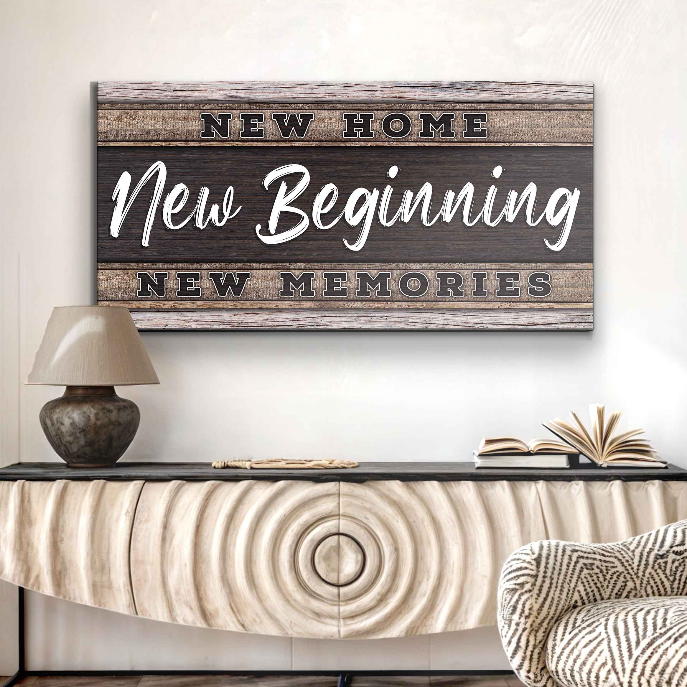 New Home, New Beginning Sign V - Image 2