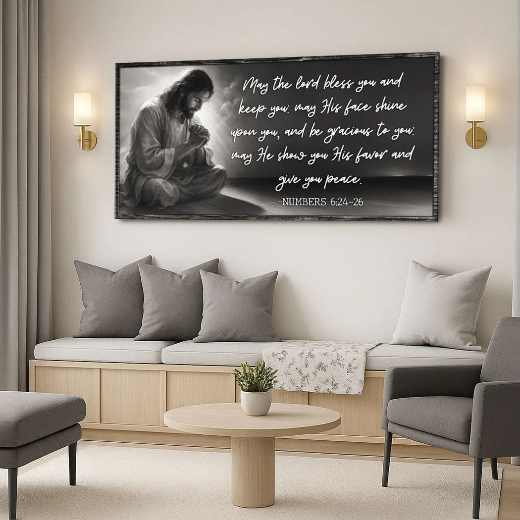 Numbers 6:24-26 - May The Lord Bless You Faith Sign II - Image 2