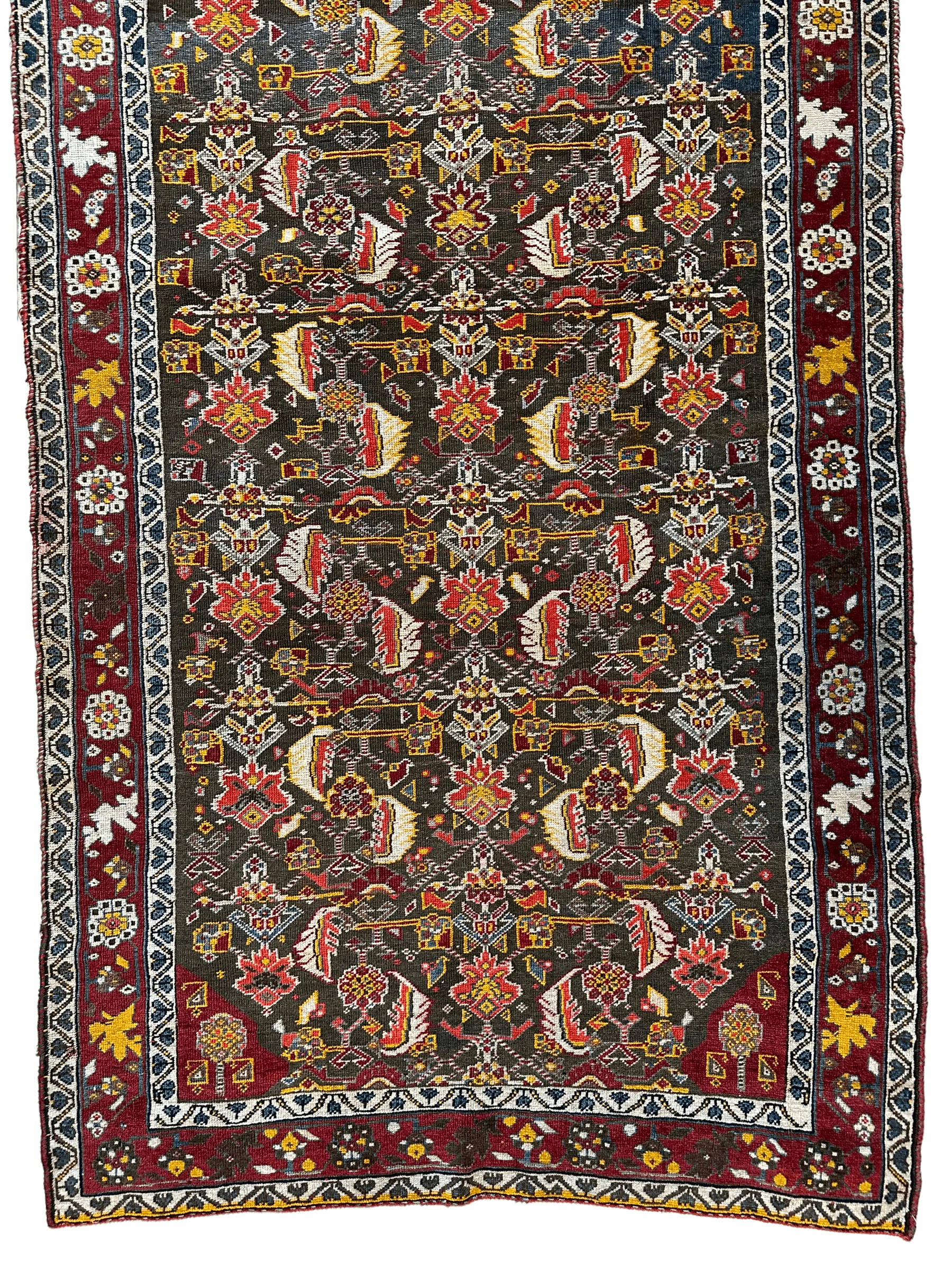 One of a Kind Persian Kashkuli Runner - 3’2" X 6’8" - Image 4