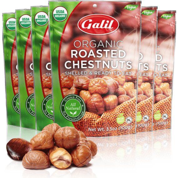 Organic Roasted Chestnuts, Peeled & Ready to Eat, Galil - Image 8
