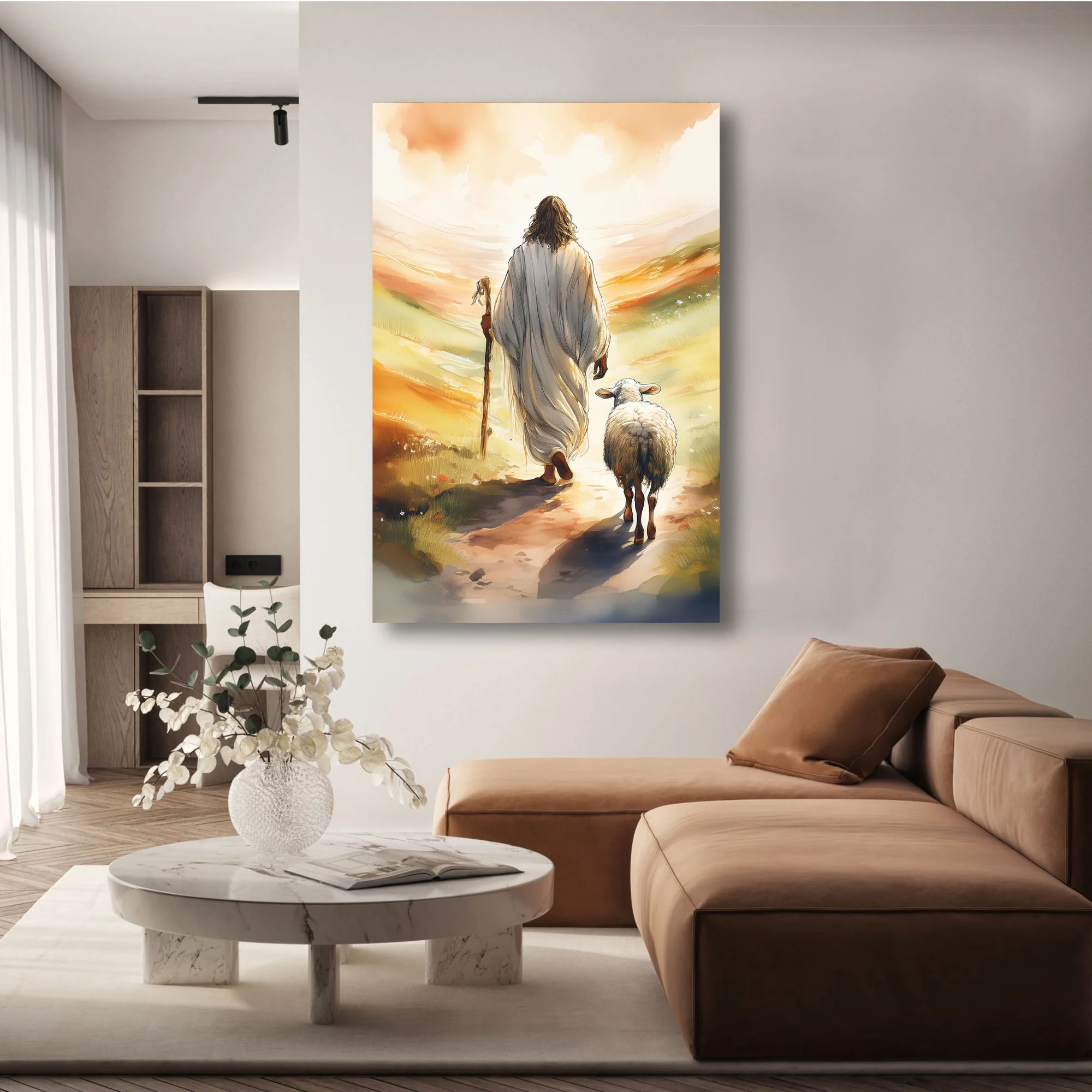 Parable Of The Lost Sheep Faith Wall Art - Image 3