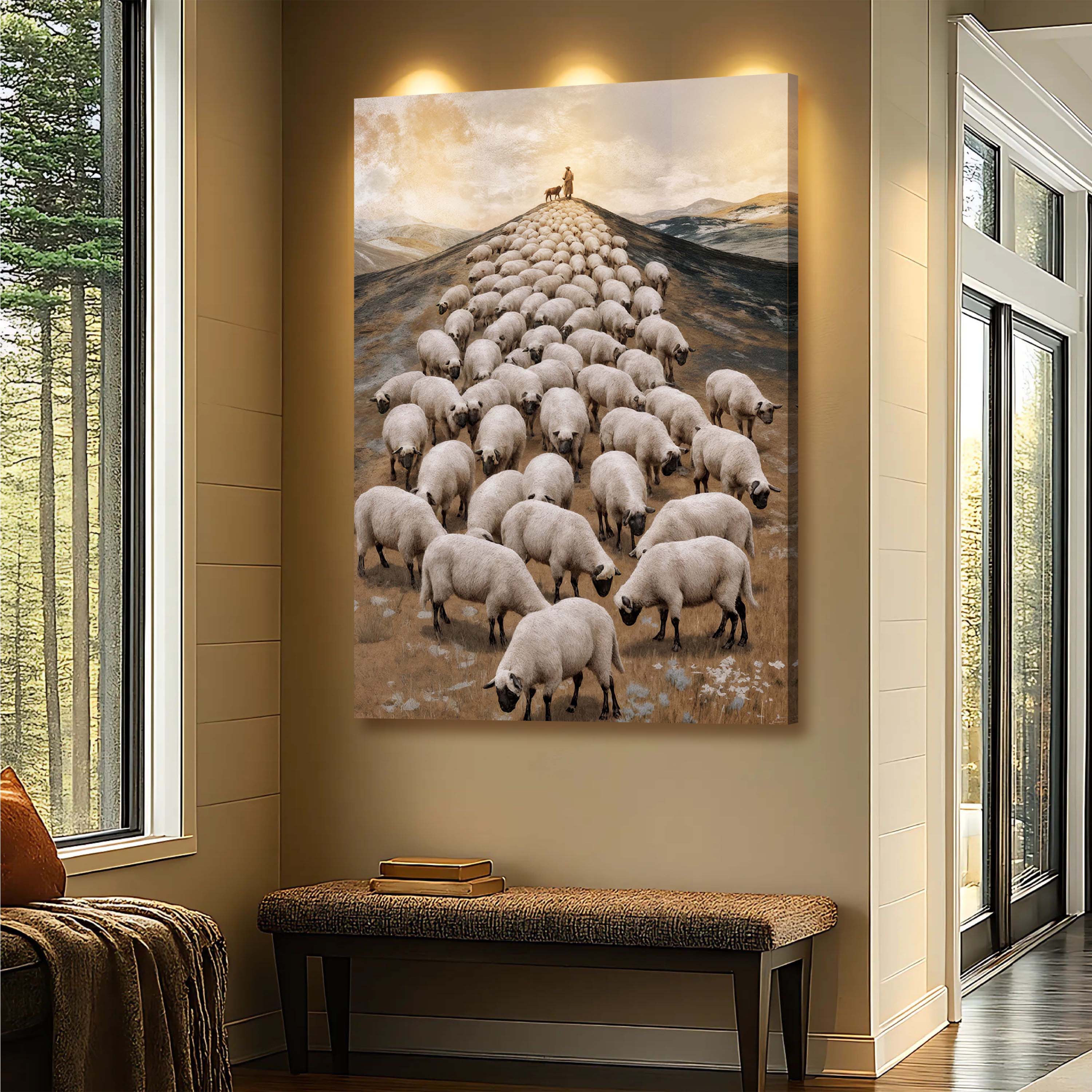 Parable Of The Lost Sheep Faith Wall Art II - Image 4