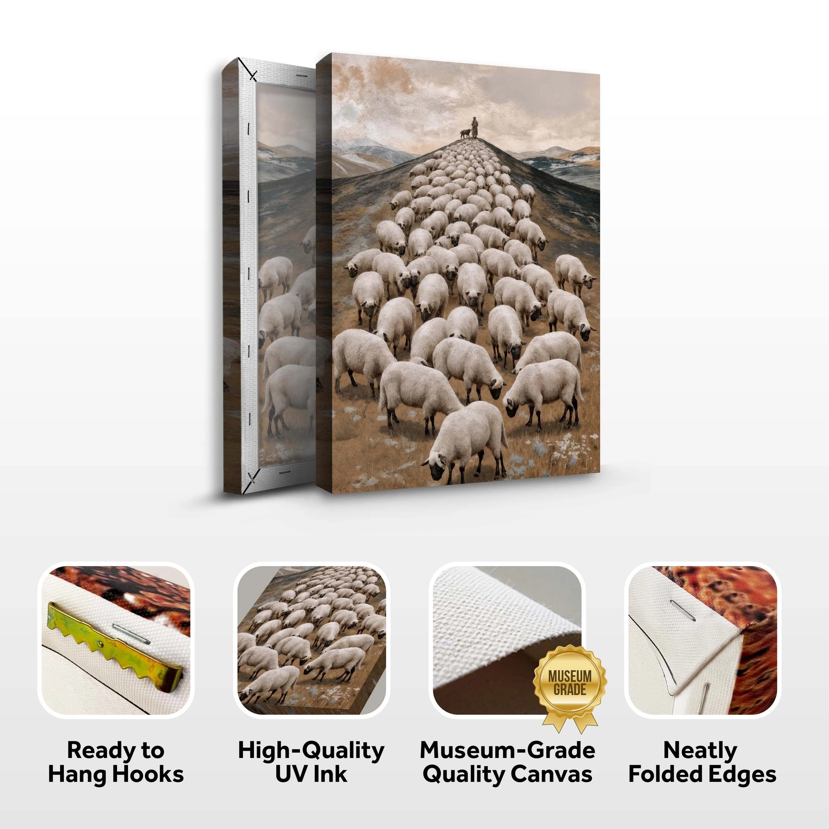 Parable Of The Lost Sheep Faith Wall Art II - Image 9